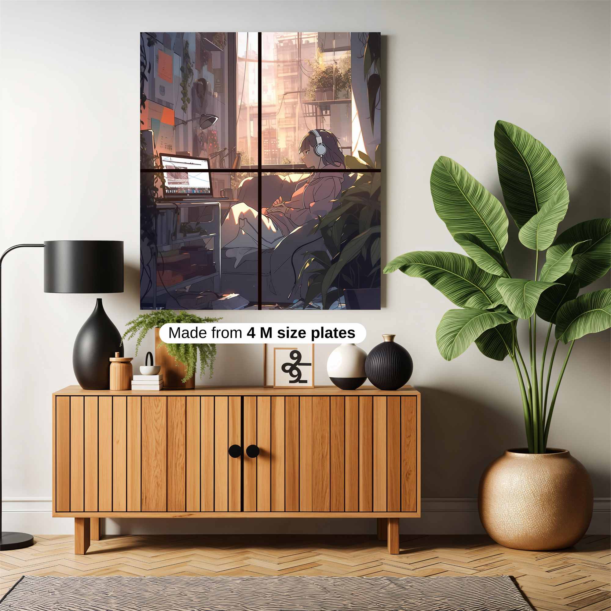 Sunlit Serenity Safe Wall Magnetic / M