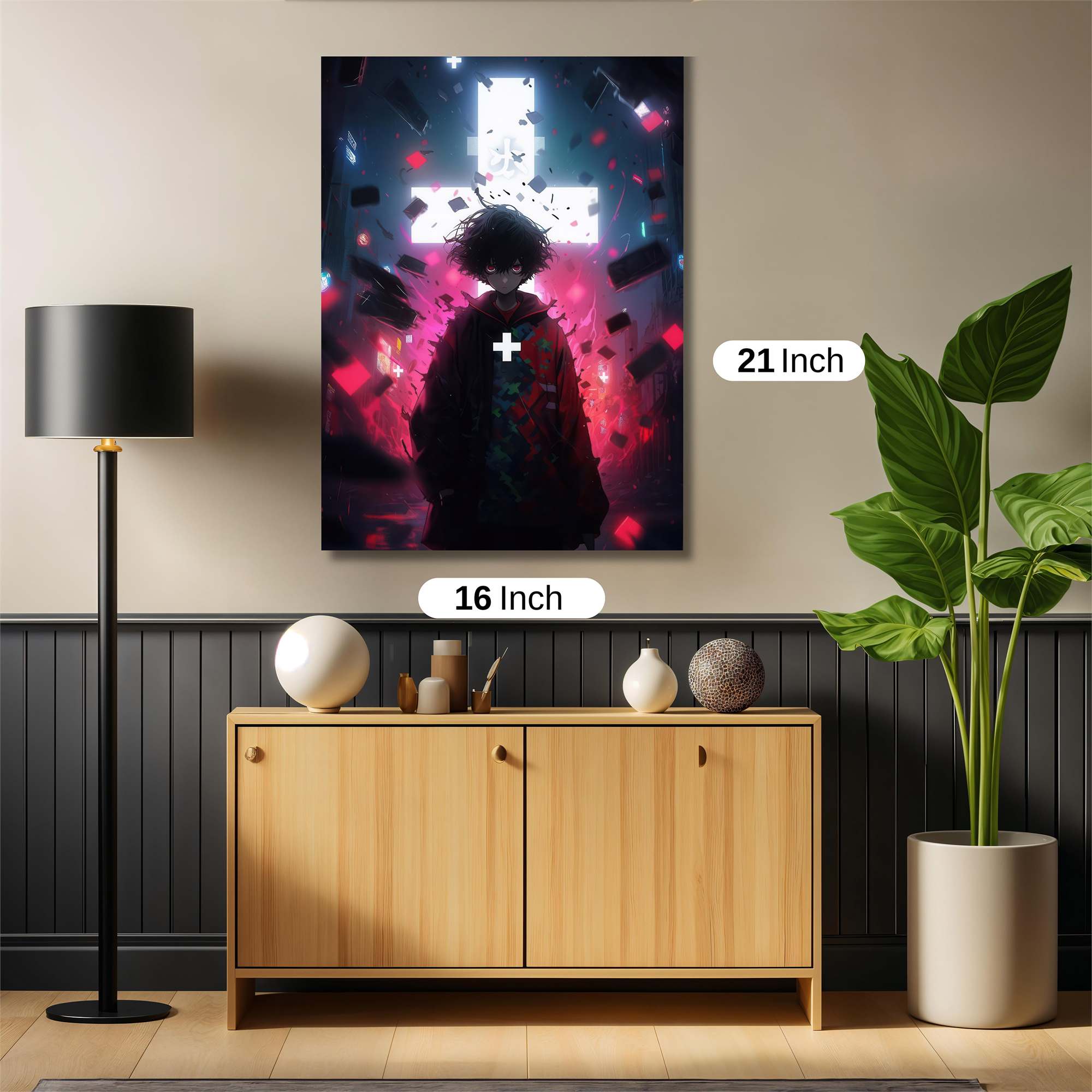 Neon Descent Safe Wall Magnetic / M