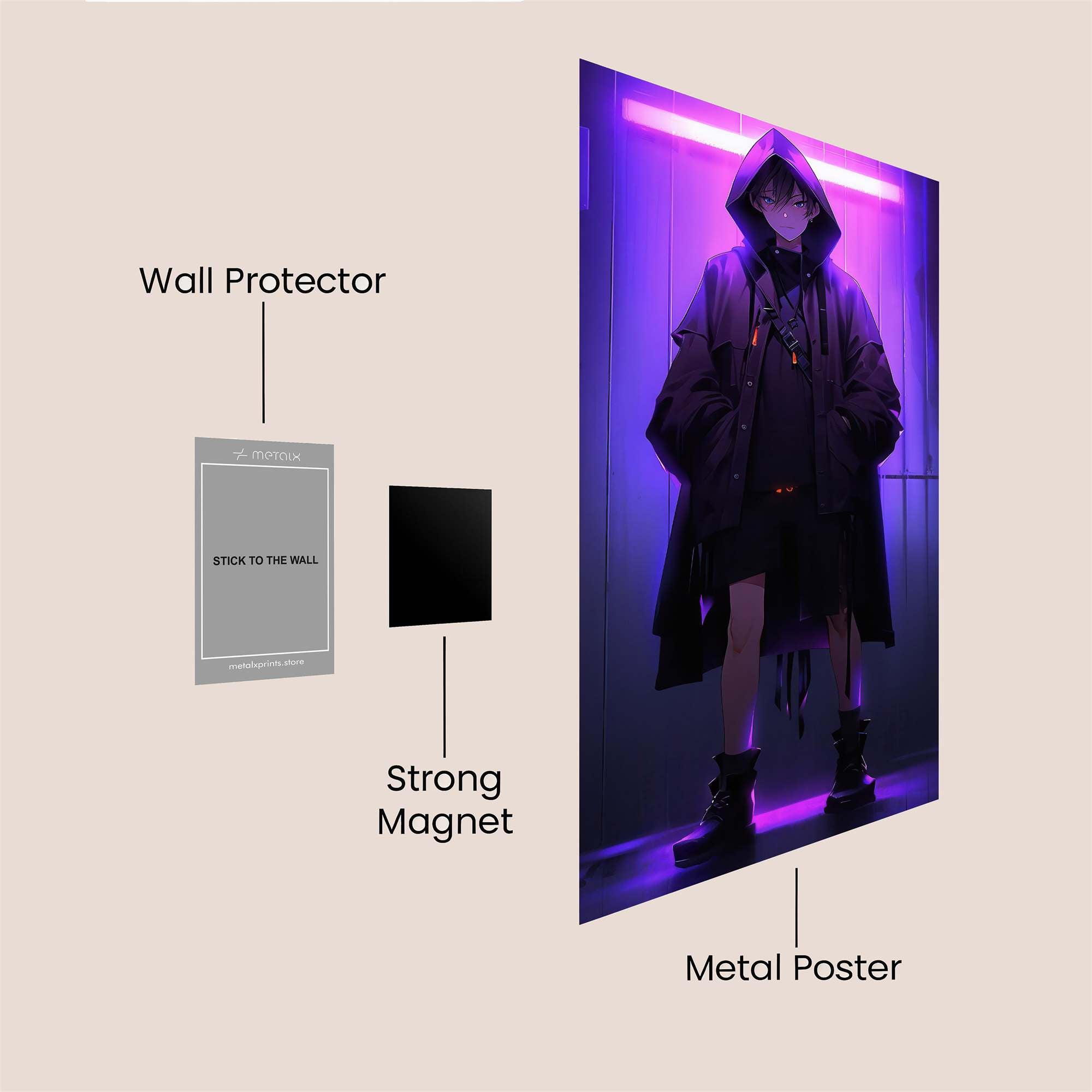 Mystic Aura Safe Wall Magnetic / M