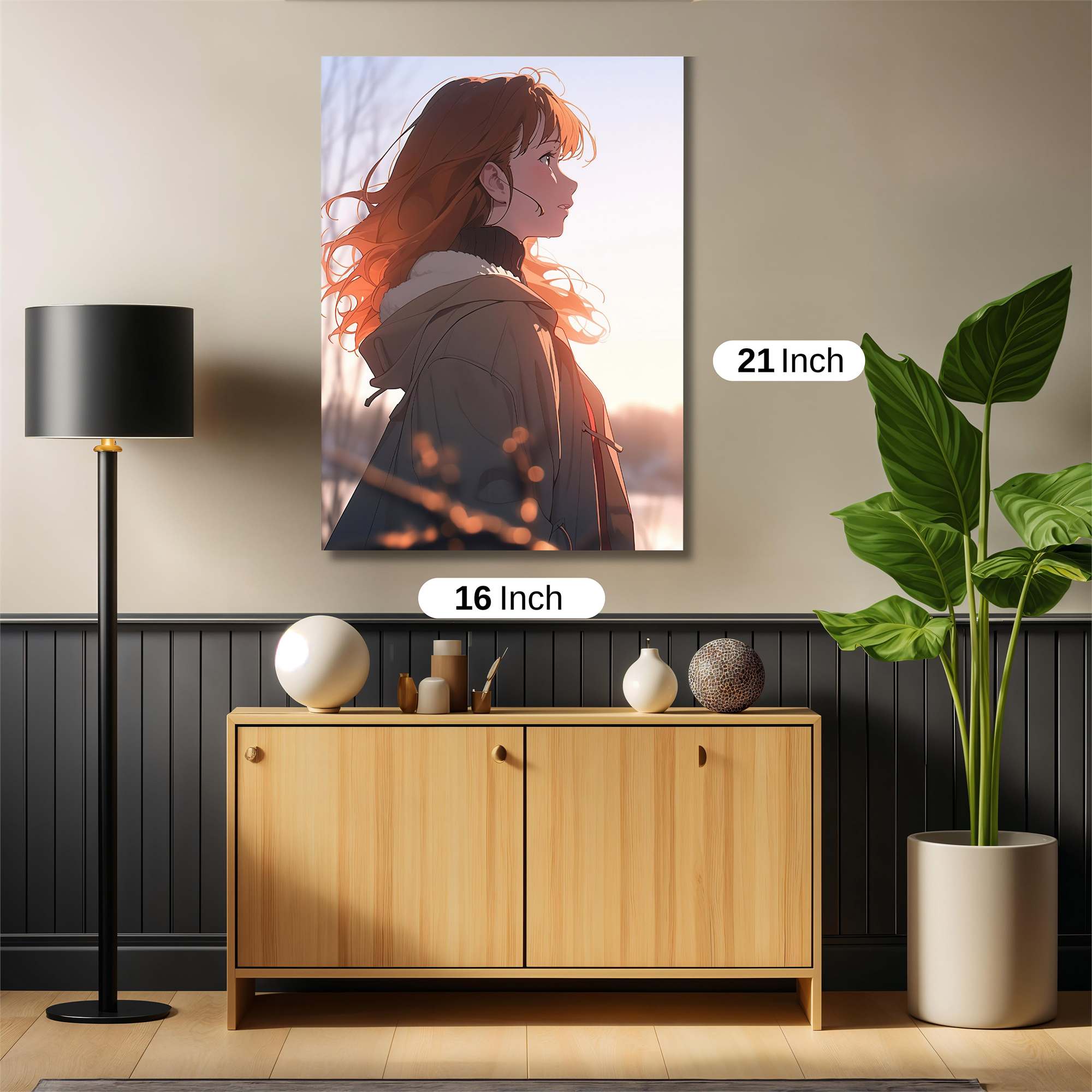 Sunset Serenity Safe Wall Magnetic / M