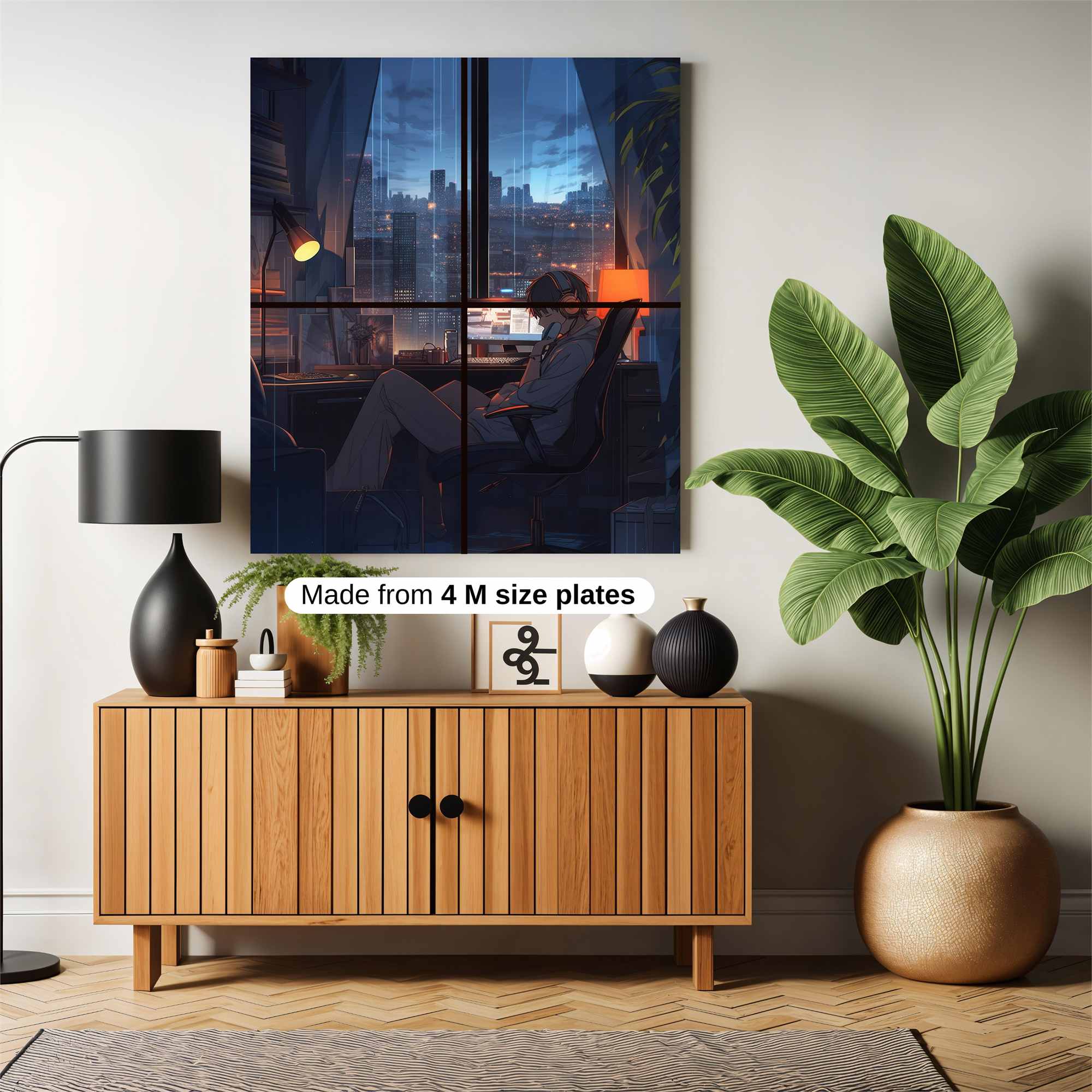 City Serenity Safe Wall Magnetic / M