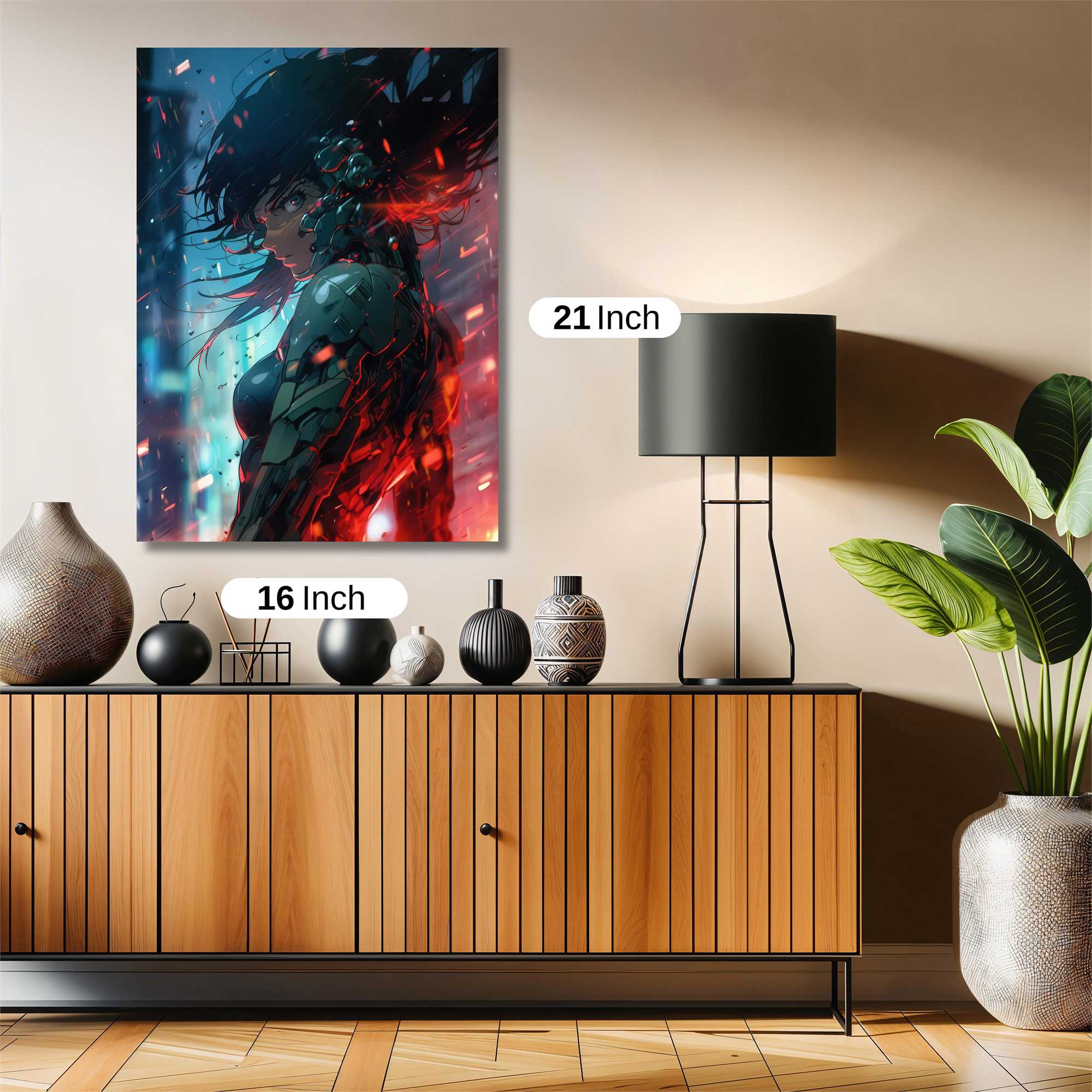 Cyberpunk Inferno Safe Wall Magnetic / M