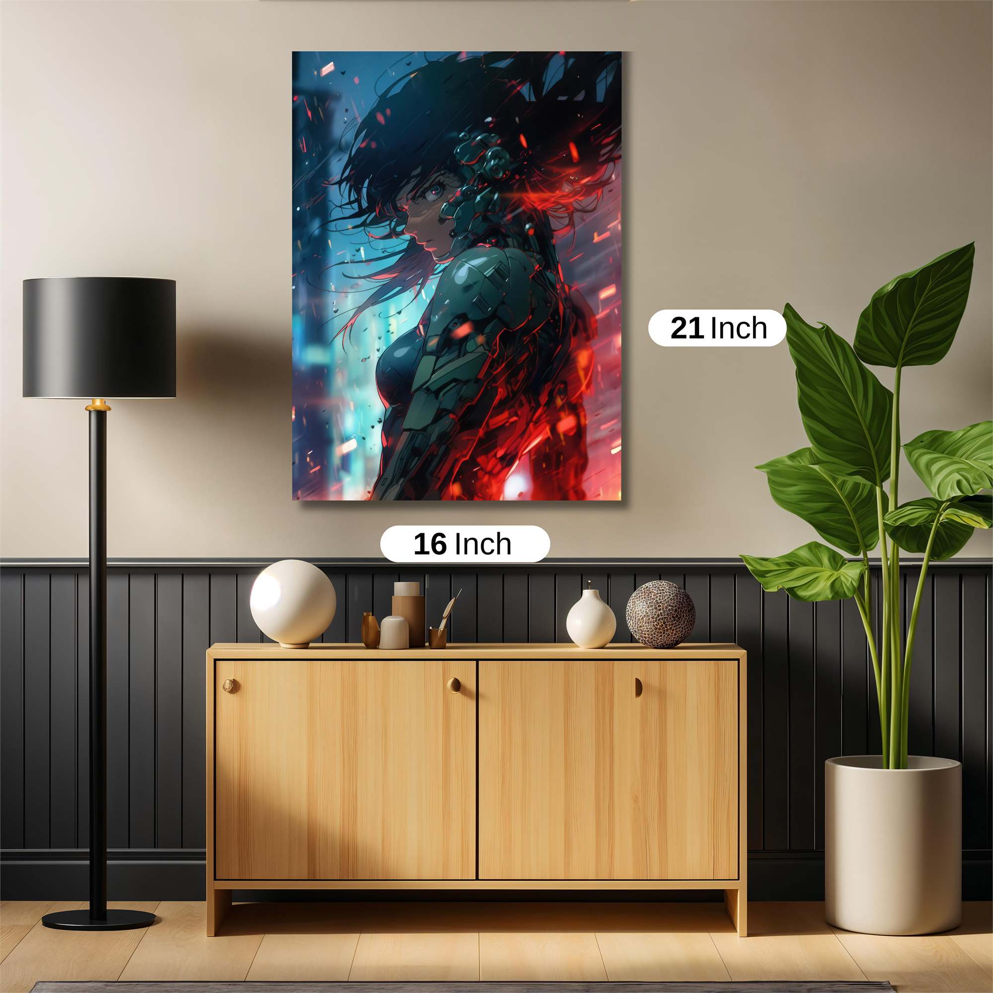 Cyberpunk Inferno Safe Wall Magnetic / M