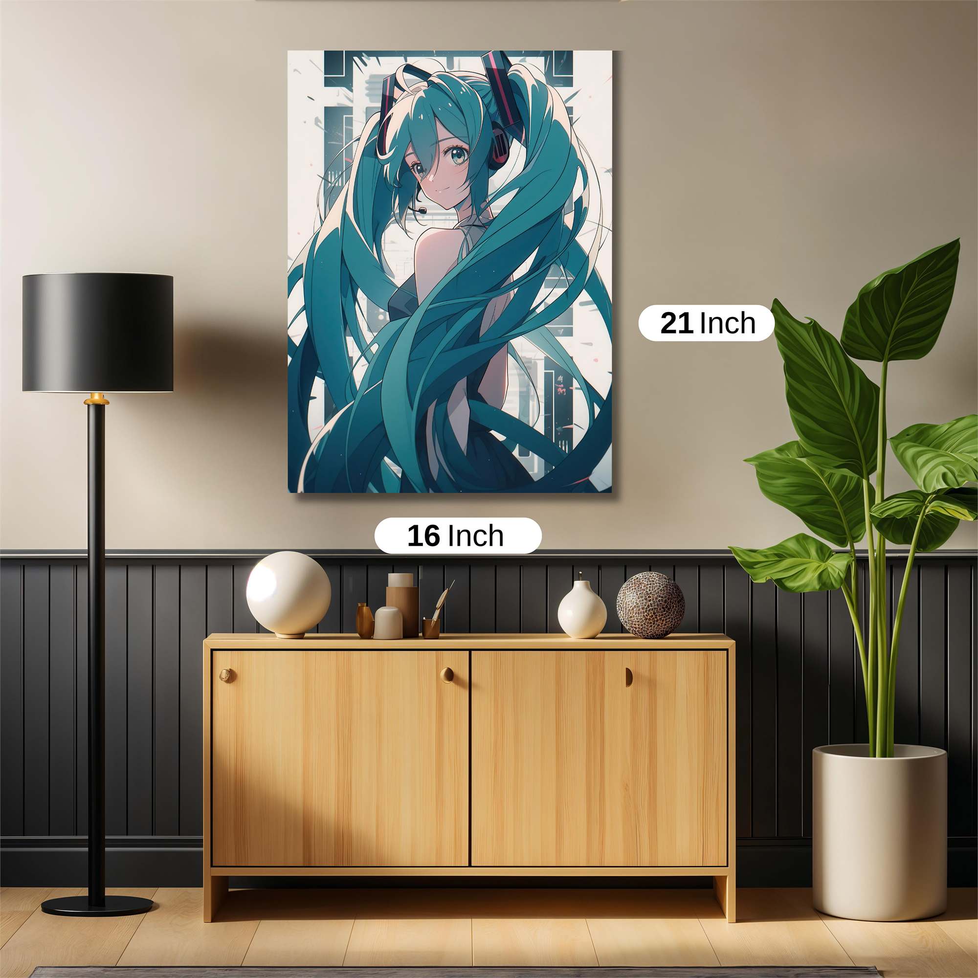 Hatsune Serene Safe Wall Magnetic / M