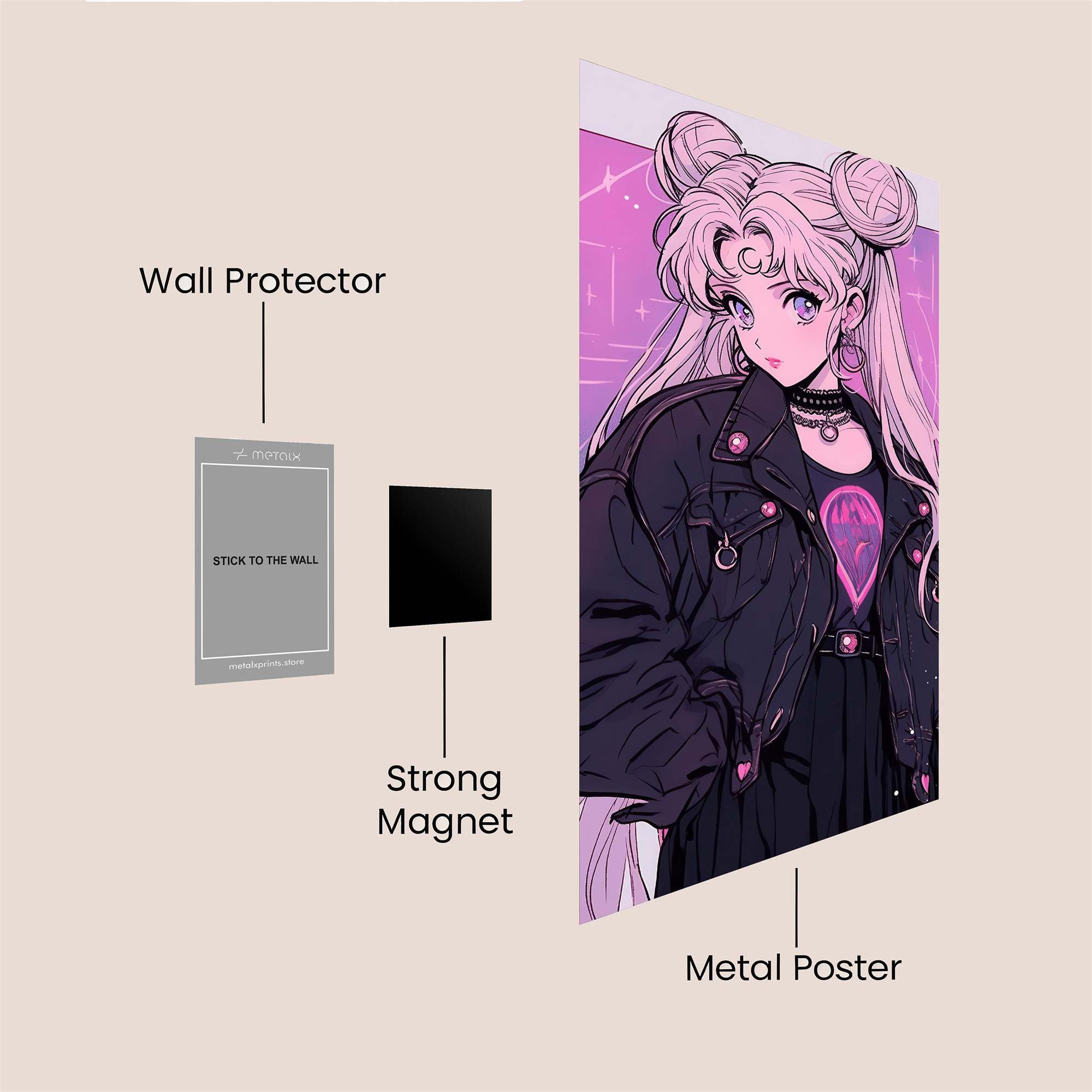 Usagi Edgy Safe Wall Magnetic / M