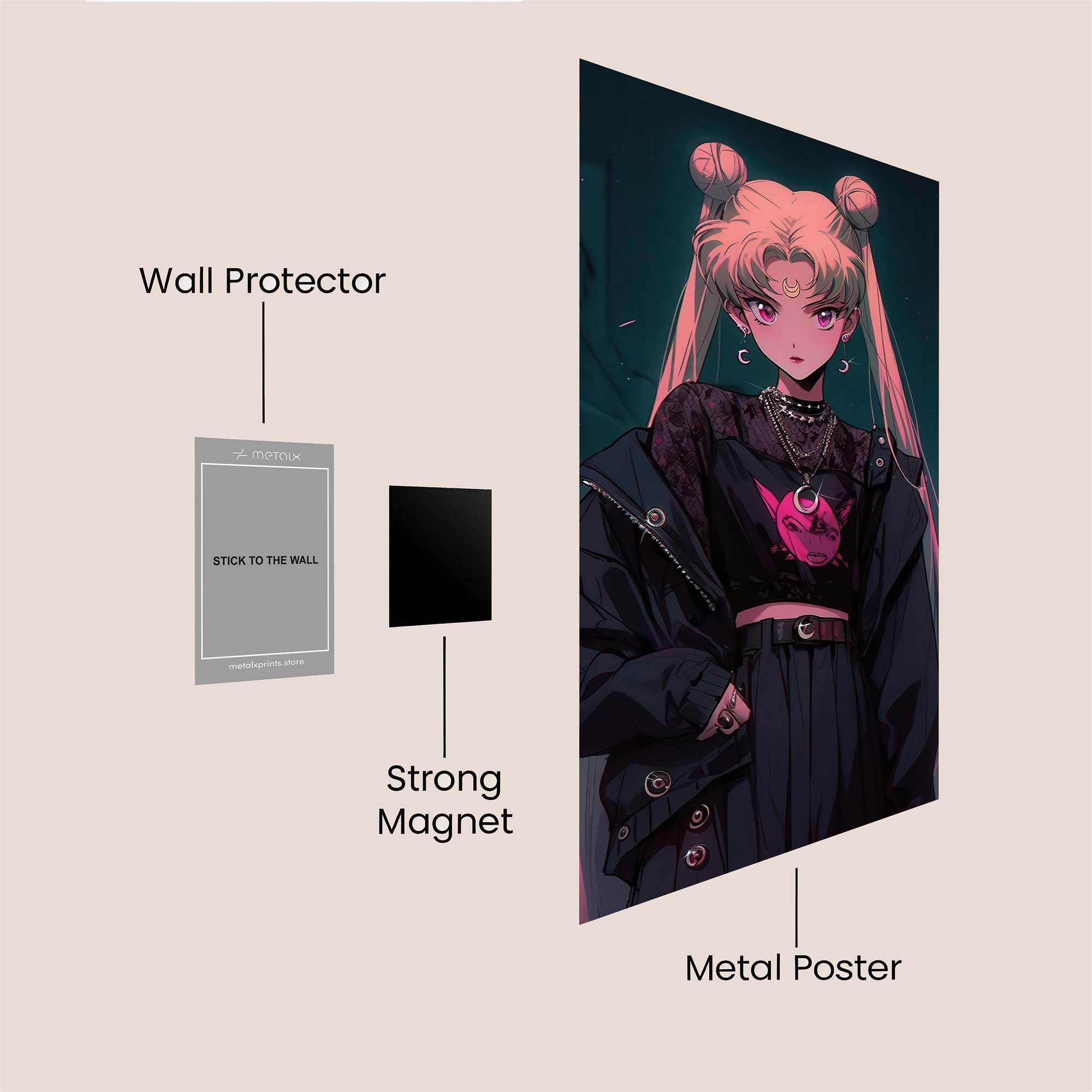 Usagi Edgy Safe Wall Magnetic / M