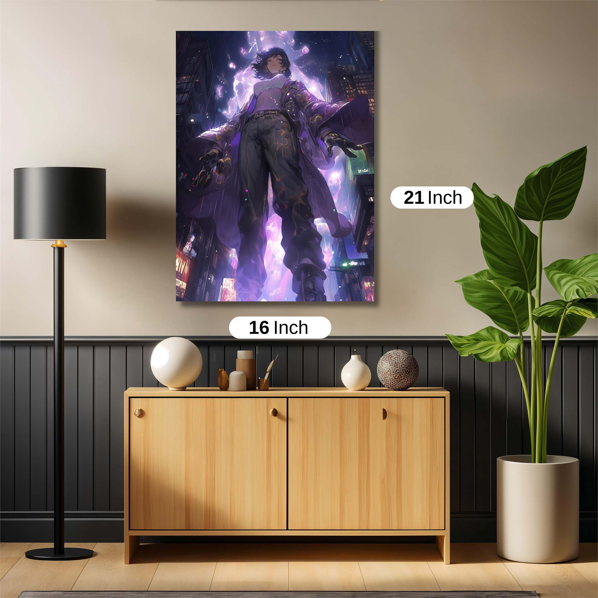 Neon Ascension Safe Wall Magnetic / M