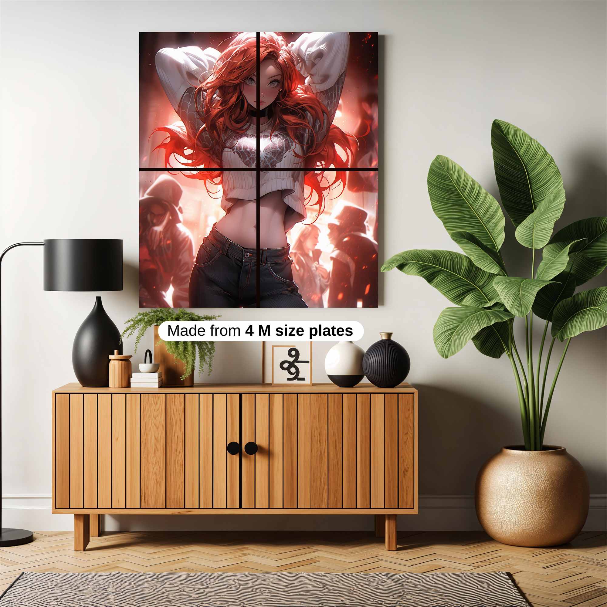 Fiery Seductress Safe Wall Magnetic / M