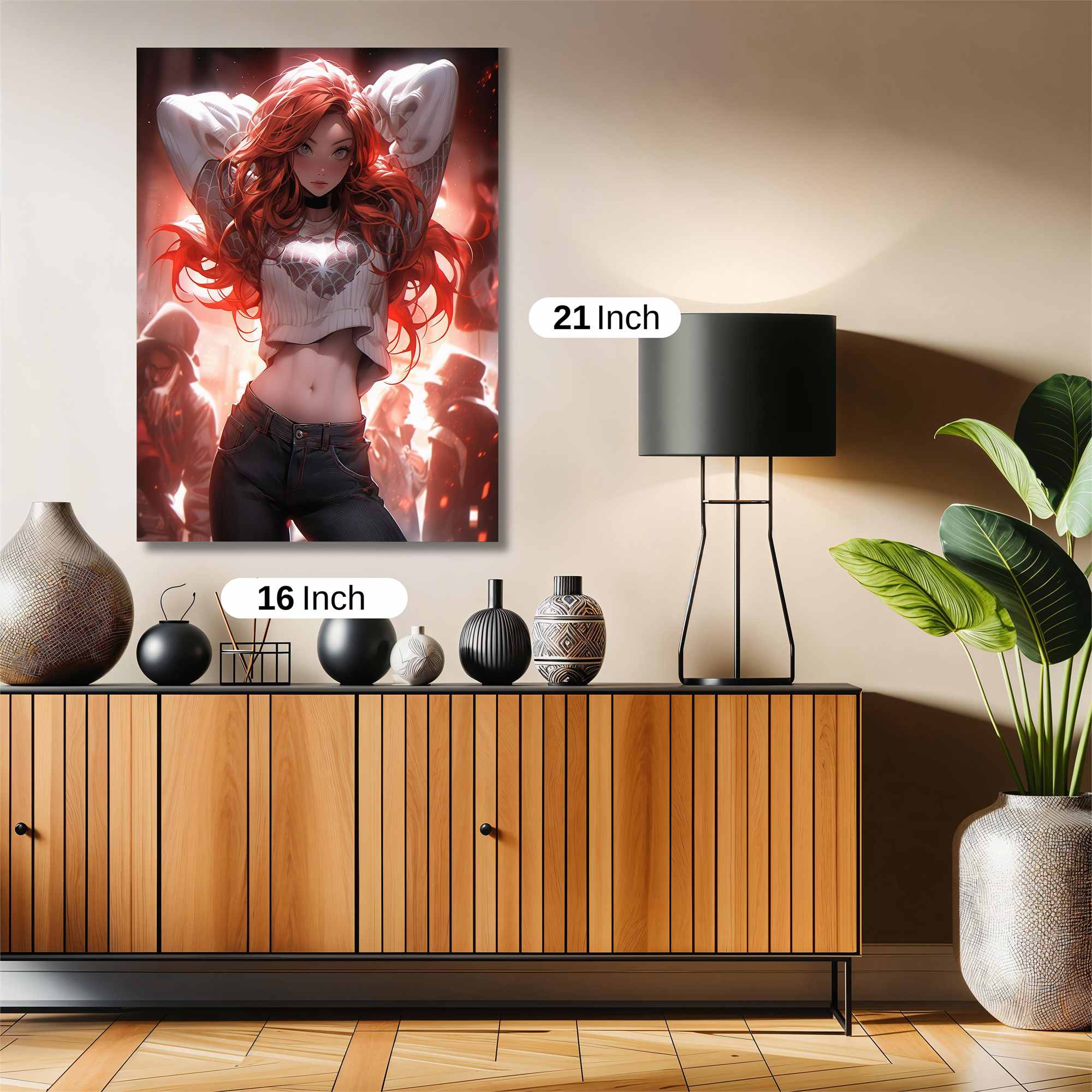 Fiery Seductress Safe Wall Magnetic / M