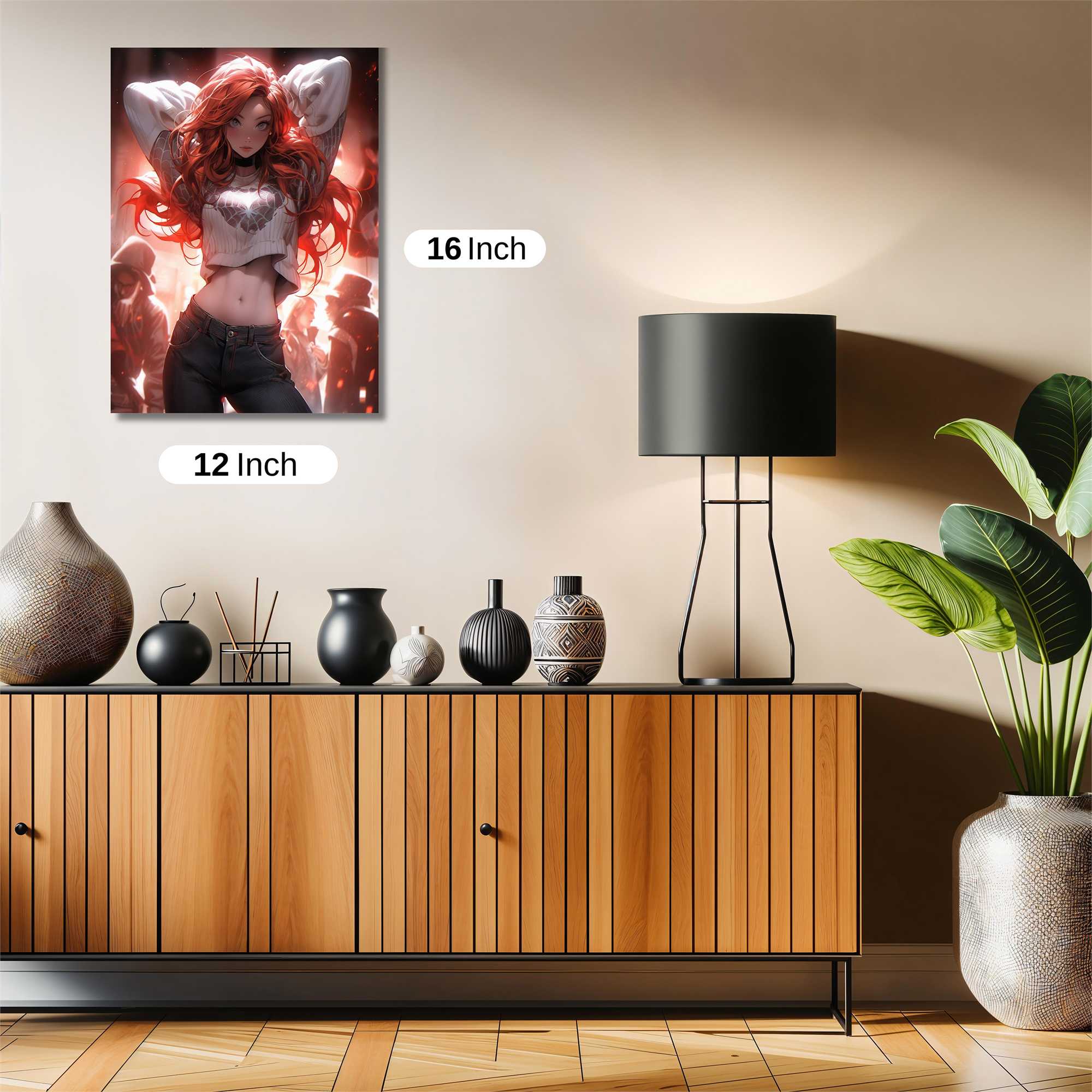 Fiery Seductress Safe Wall Magnetic / M