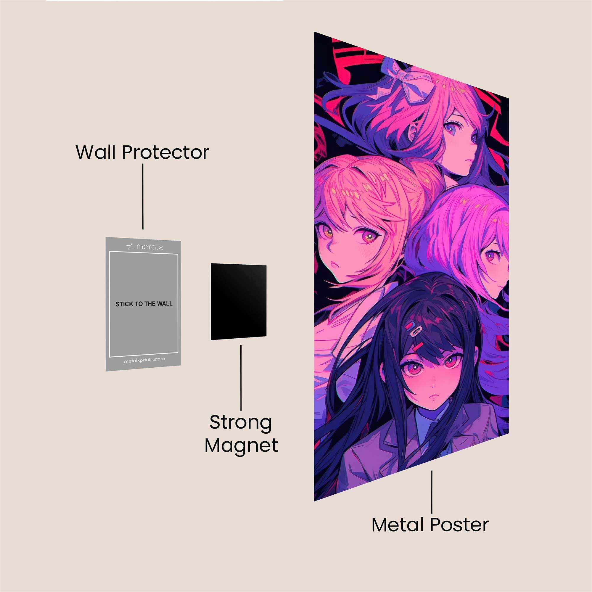 Magical Whimsy Safe Wall Magnetic / M