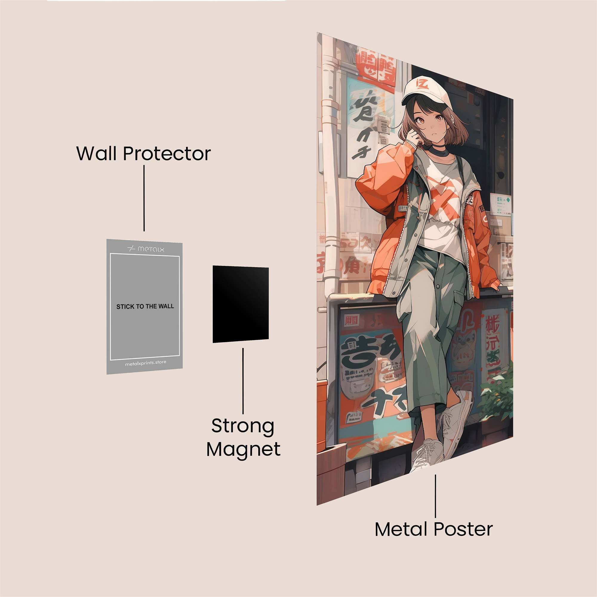 Akira Serene Safe Wall Magnetic / M