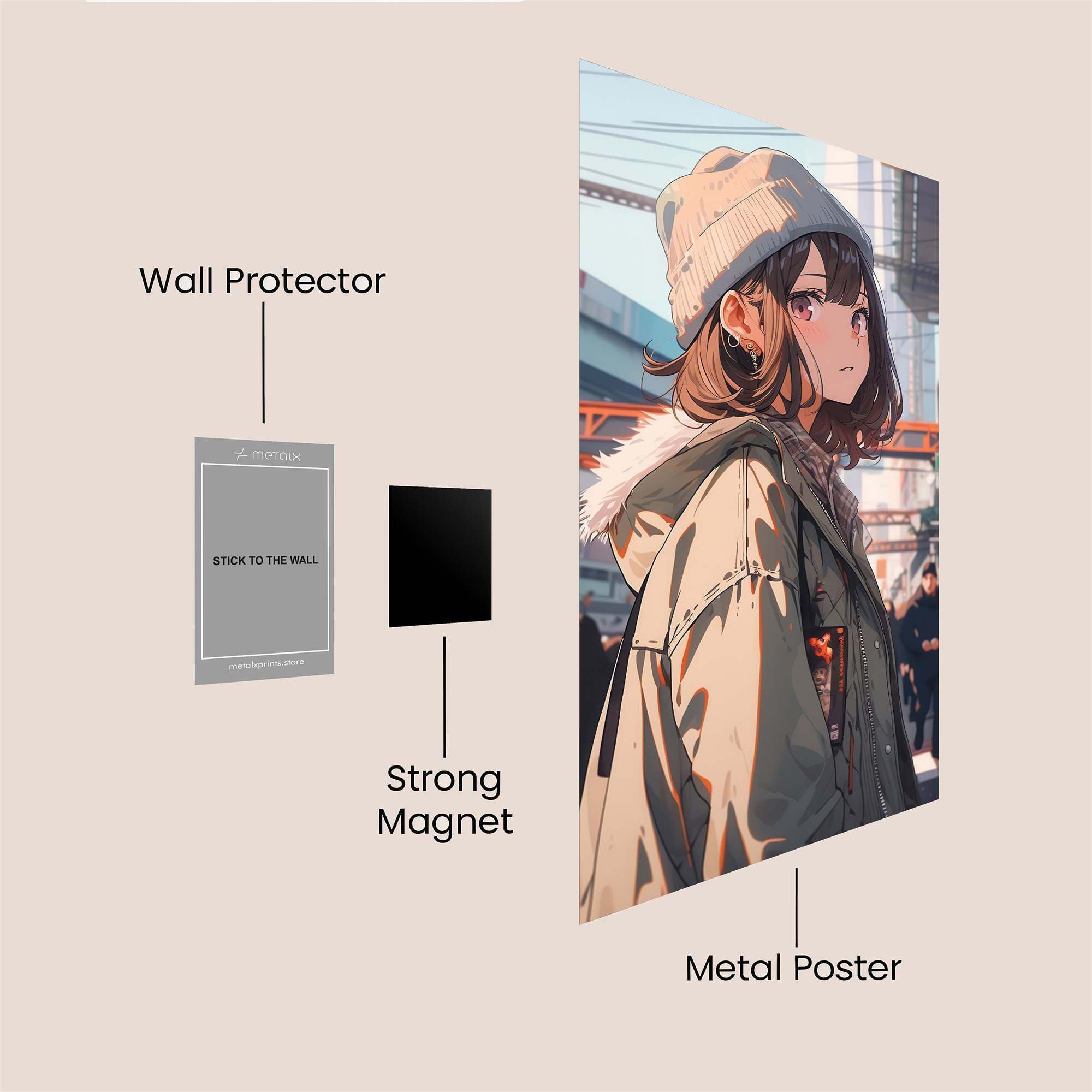 Urban Serenity Safe Wall Magnetic / M