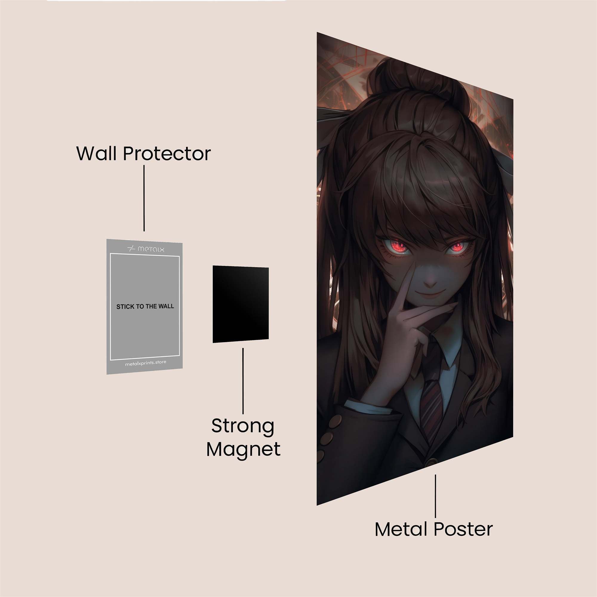 Monika Malevolent Safe Wall Magnetic / M