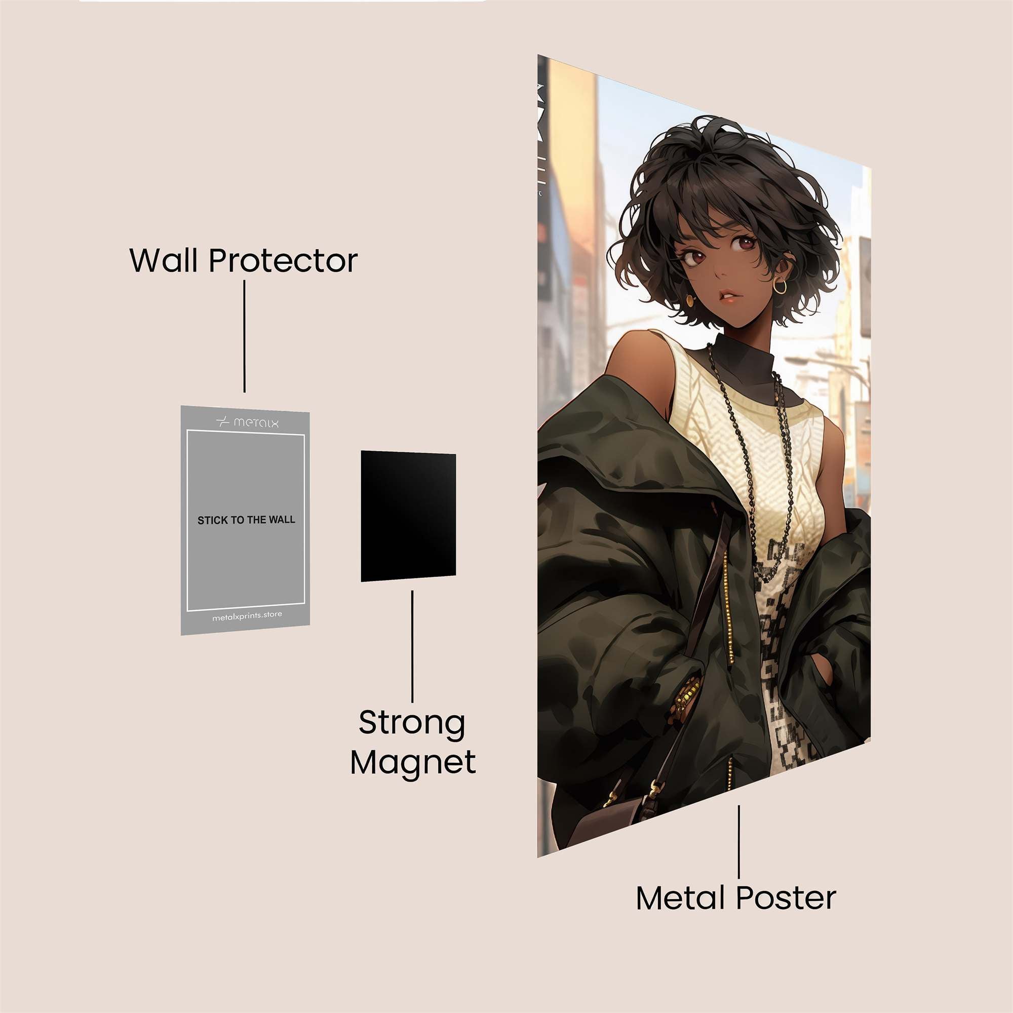 Urban Elegance Safe Wall Magnetic / M