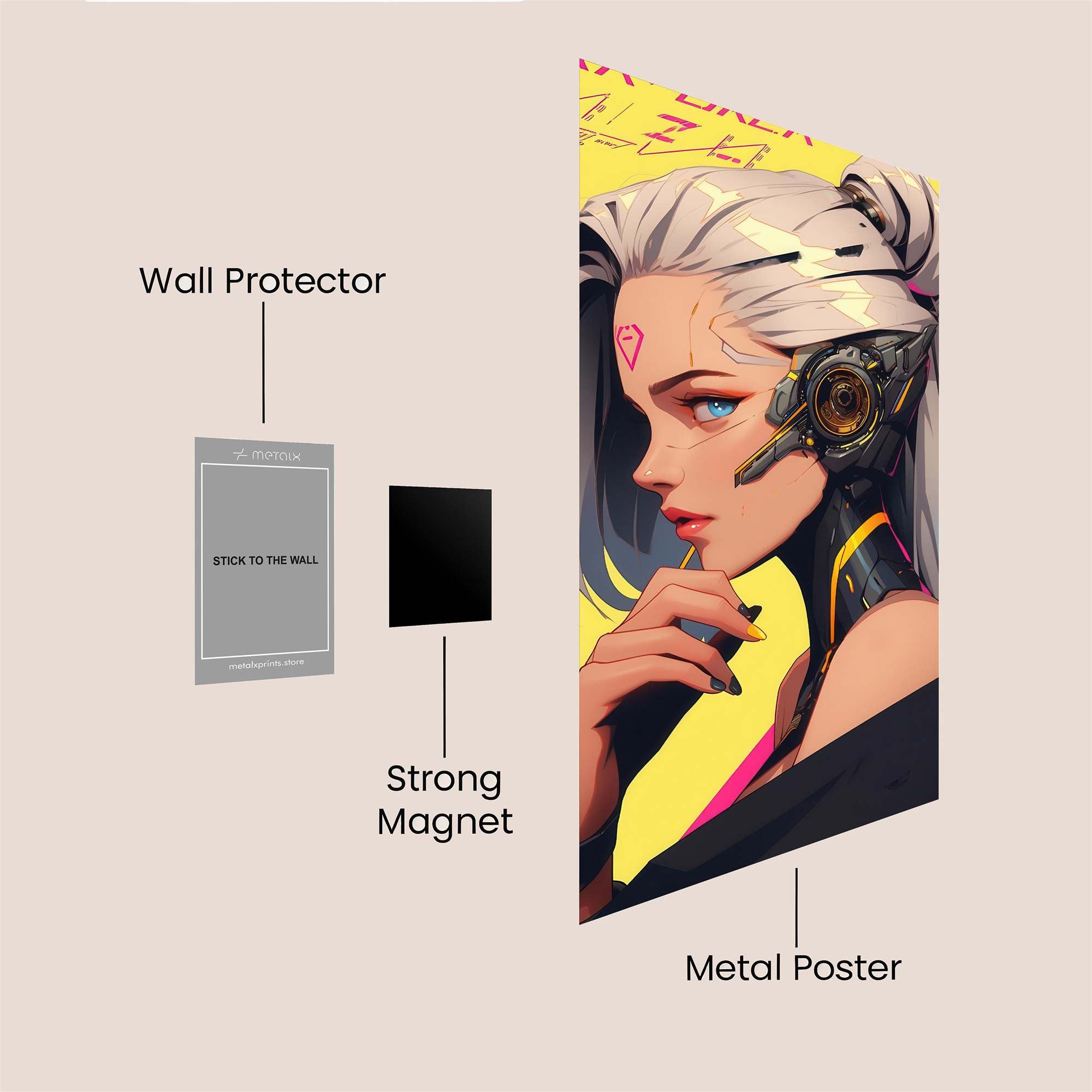 Diva Serene Safe Wall Magnetic / M