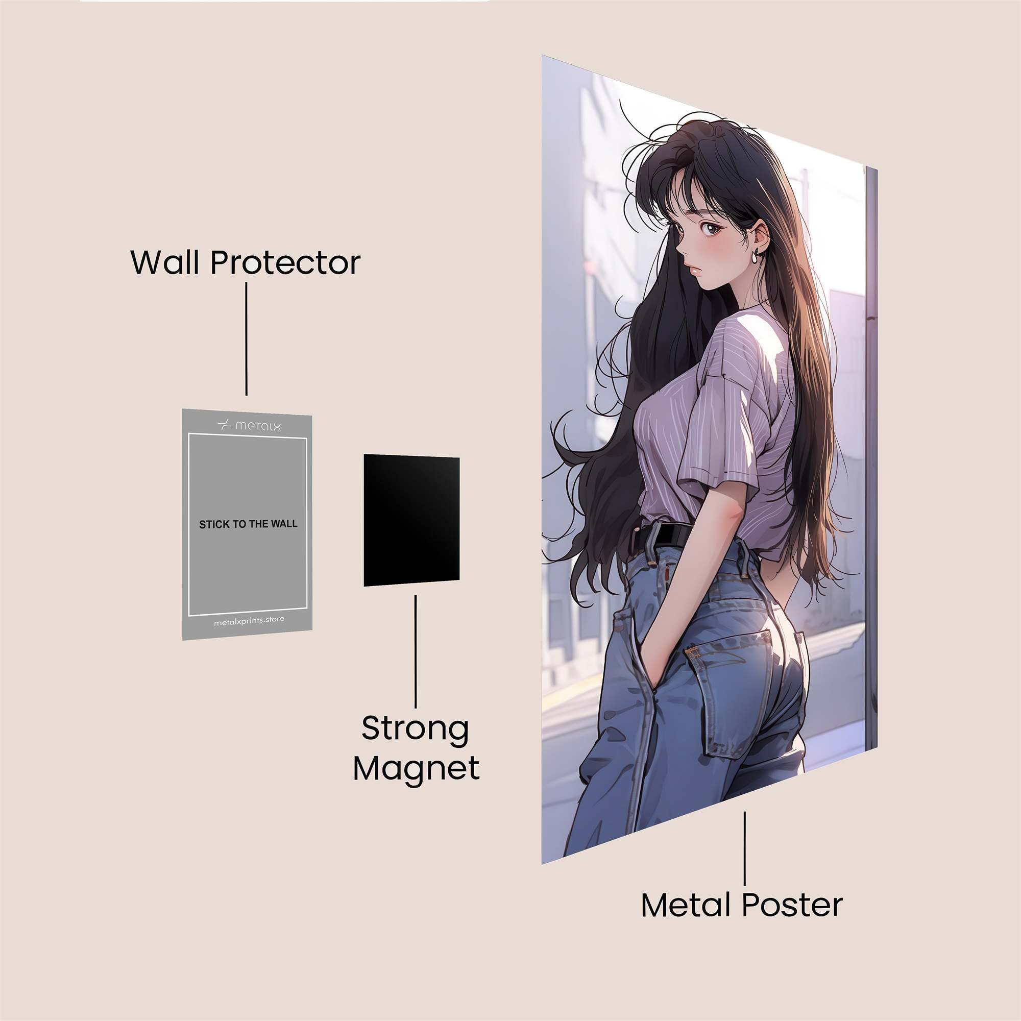 Urban Serenity Safe Wall Magnetic / M