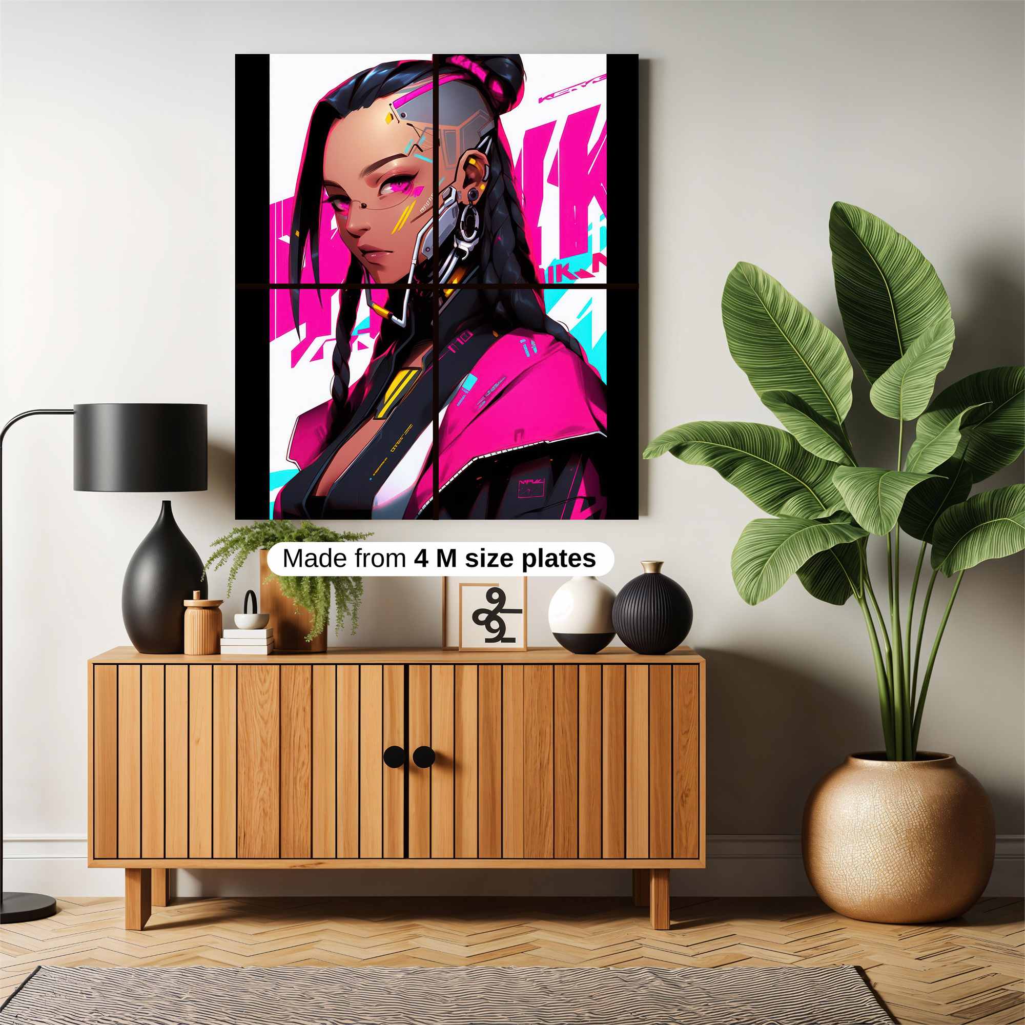 Cyberpunk Vibe Safe Wall Magnetic / M