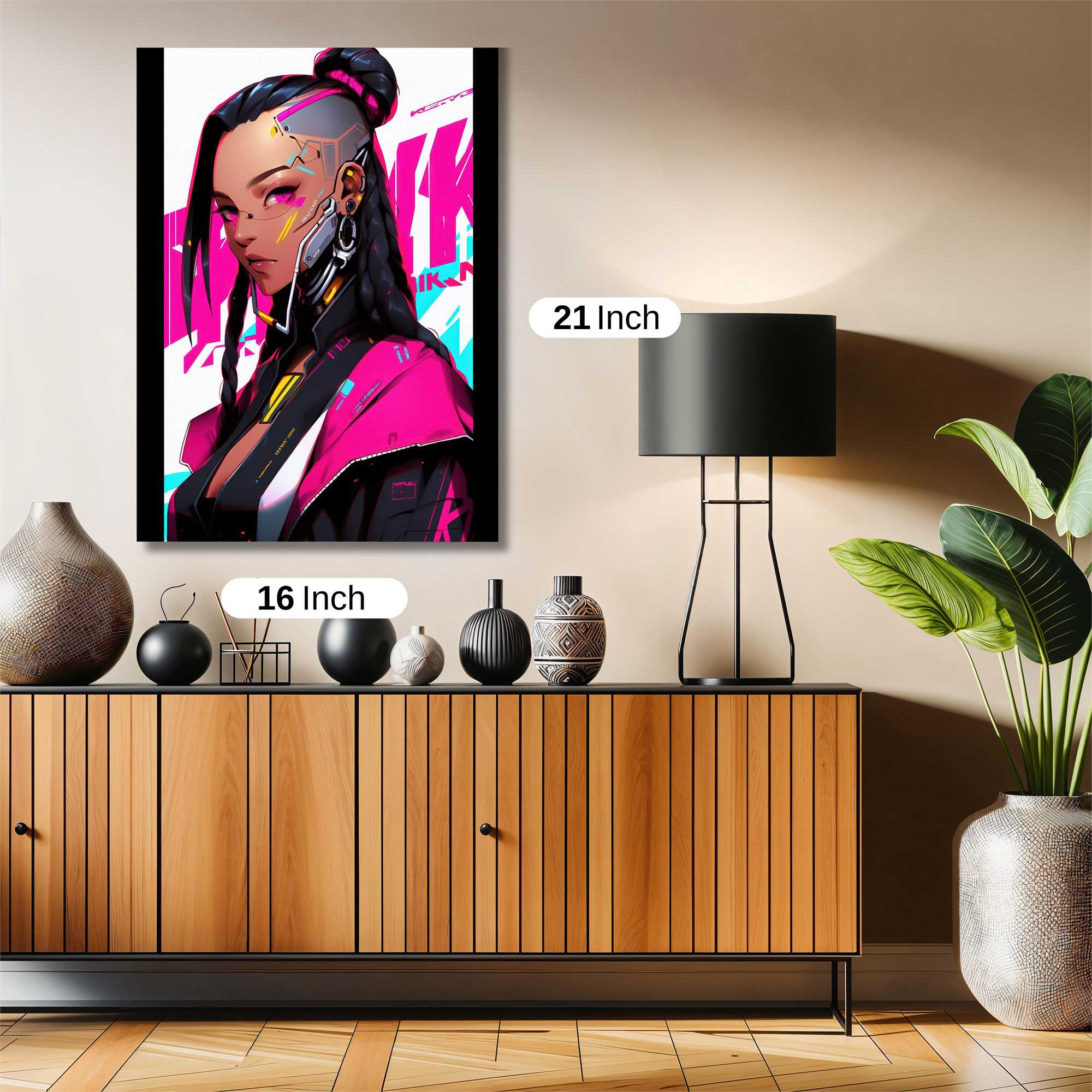 Cyberpunk Vibe Safe Wall Magnetic / M