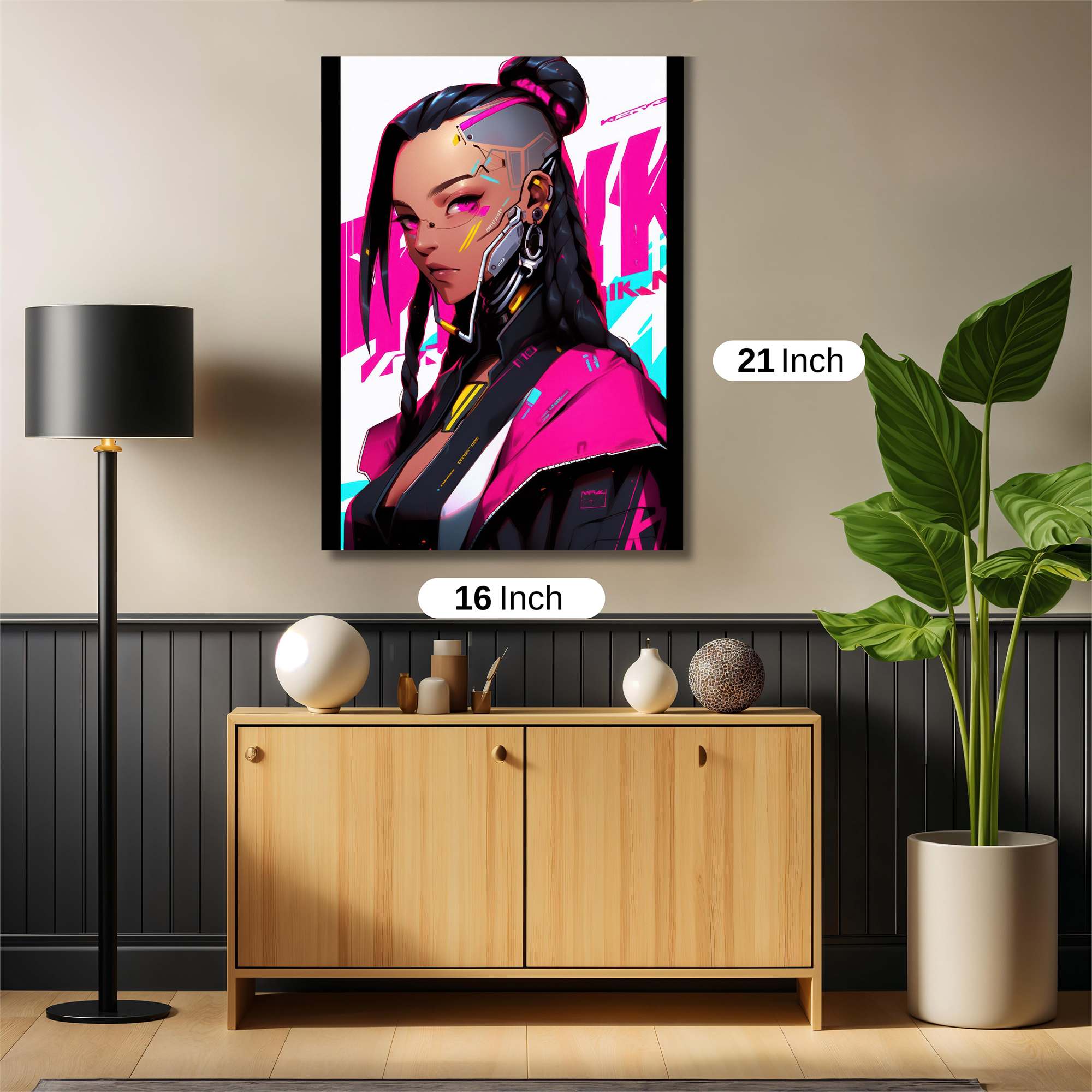 Cyberpunk Vibe Safe Wall Magnetic / M