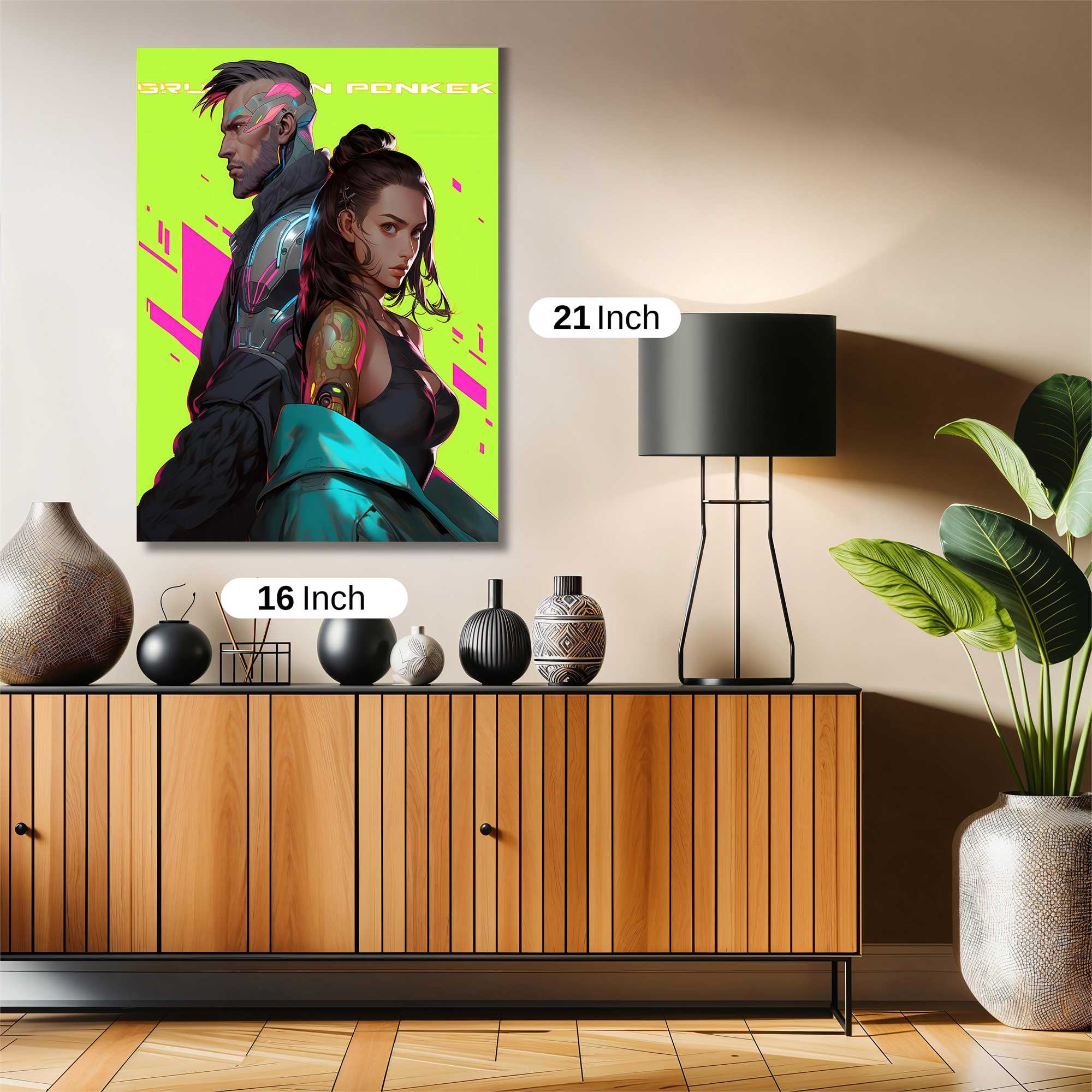 Cyberpunk Pulse Safe Wall Magnetic / M