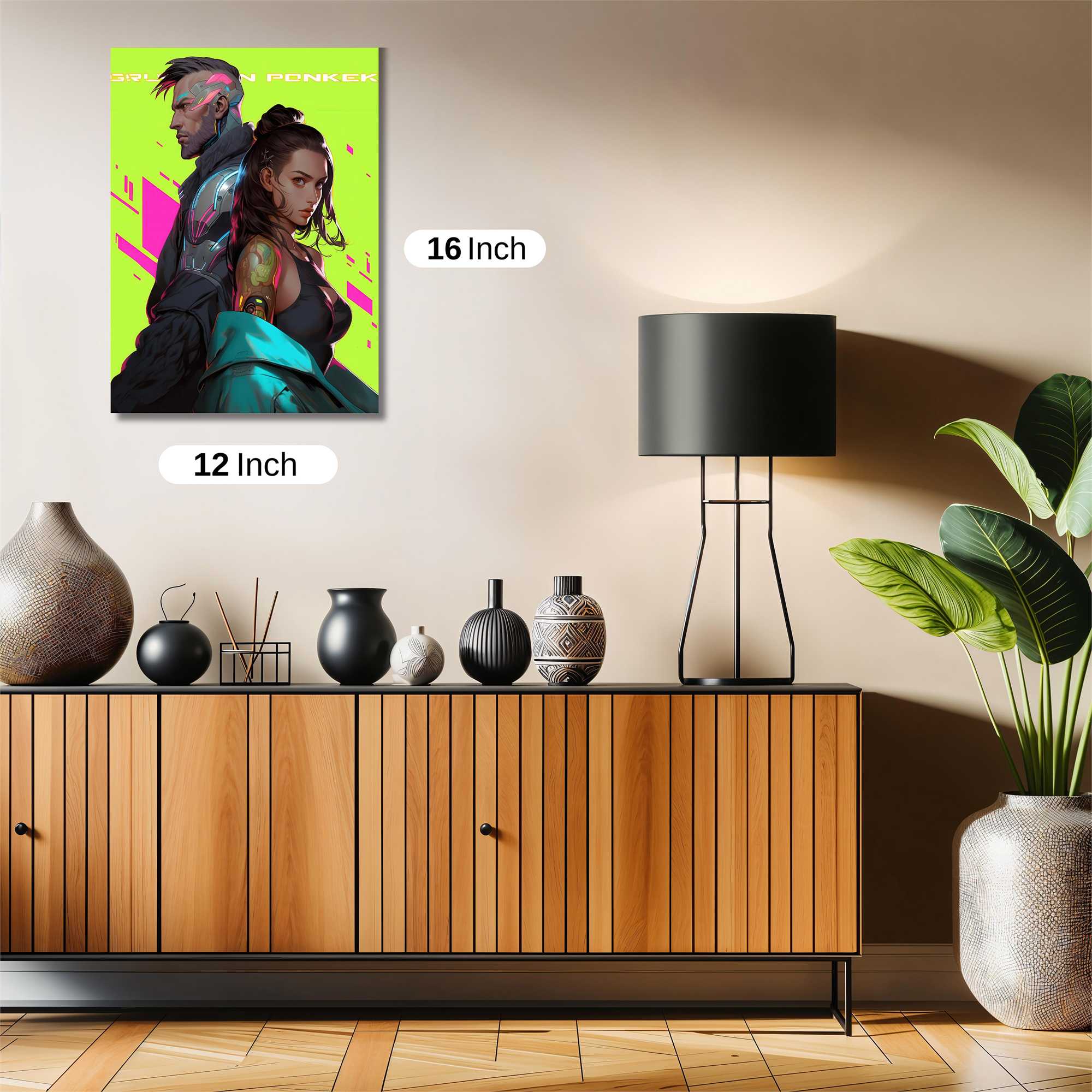 Cyberpunk Pulse Safe Wall Magnetic / M