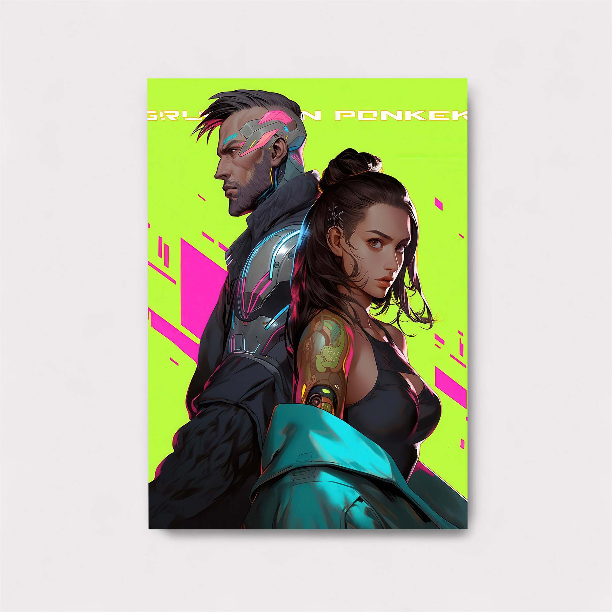 Cyberpunk Pulse Safe Wall Magnetic / M