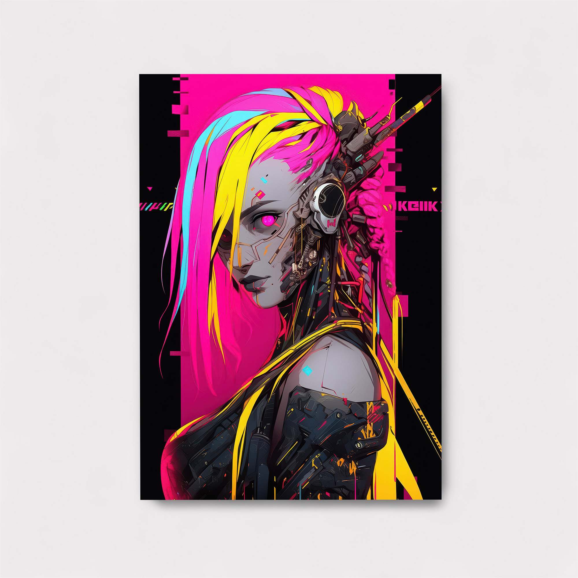 Cyberpunk Dystopia Safe Wall Magnetic / M