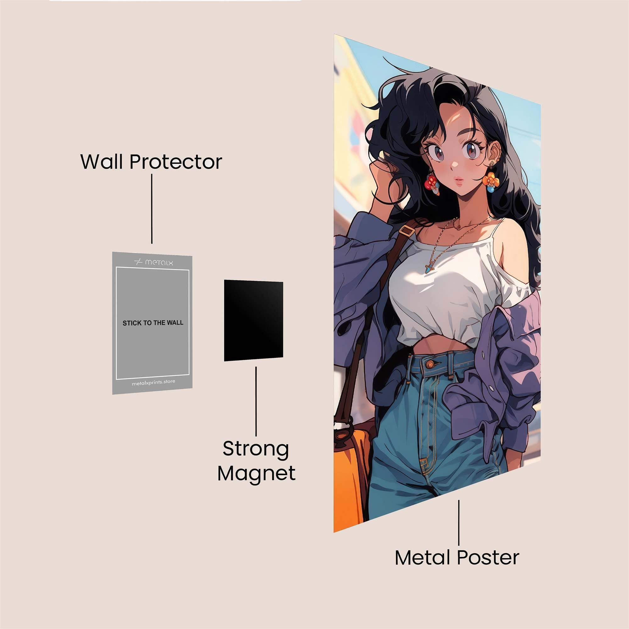 Maya Dreamy Safe Wall Magnetic / M