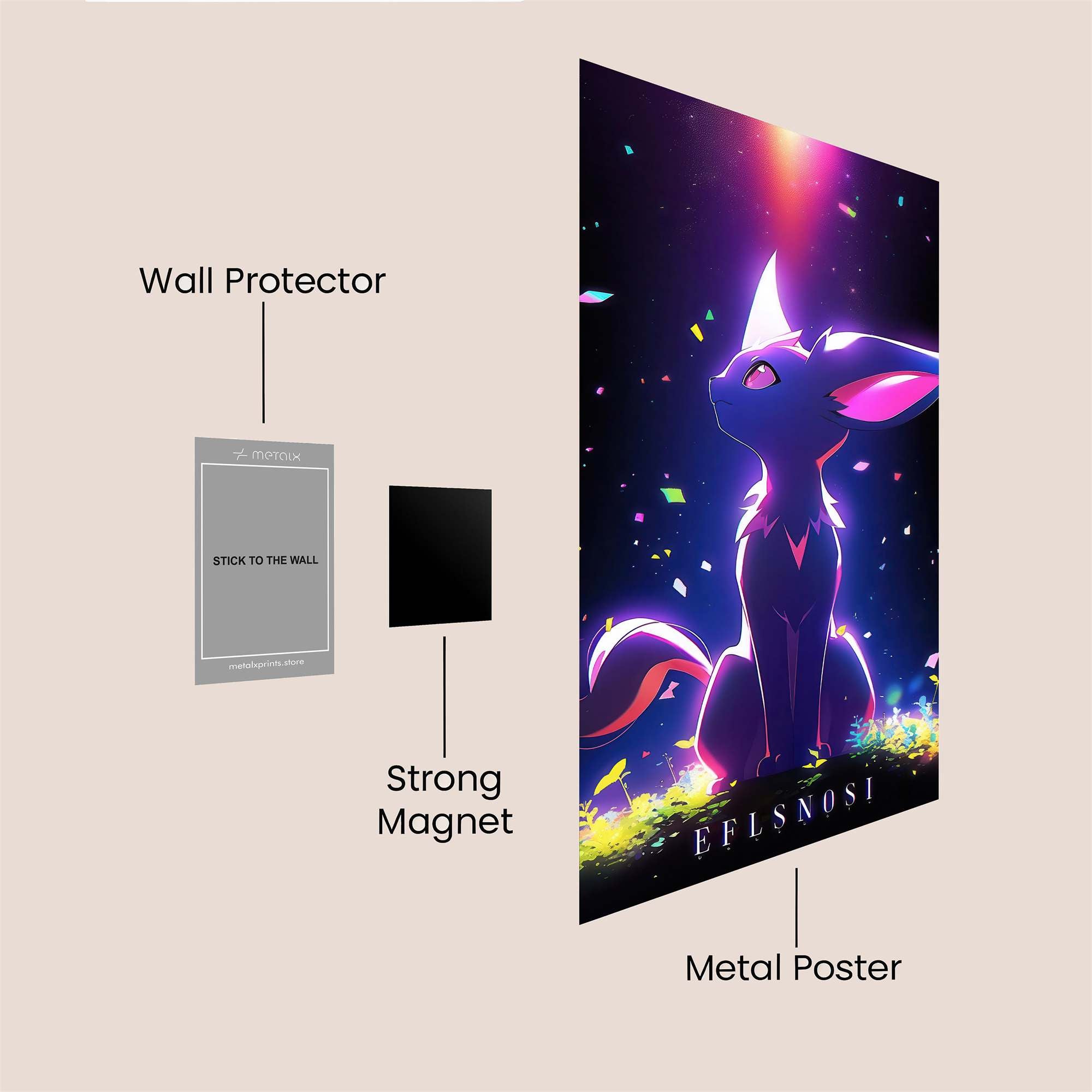 Espeon Enigma Safe Wall Magnetic / M