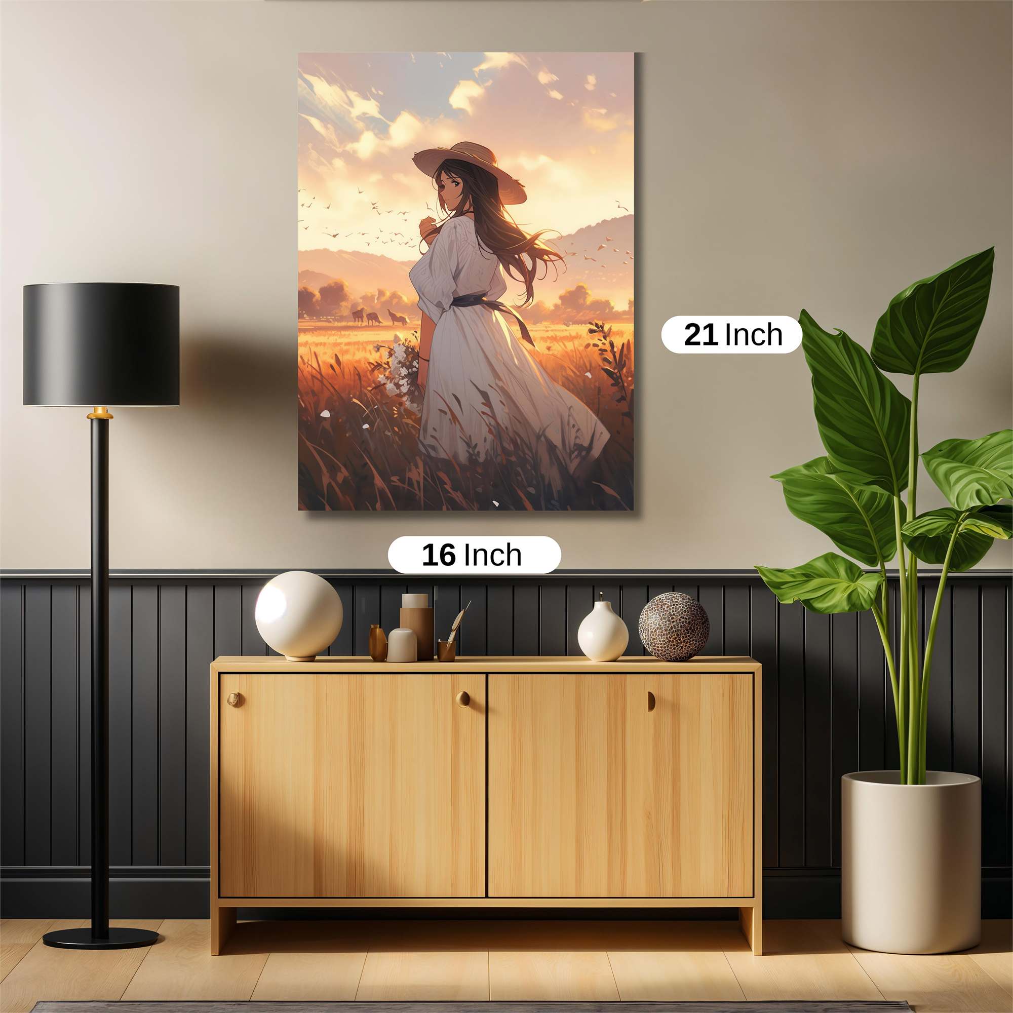 Sunset Serenity Safe Wall Magnetic / M