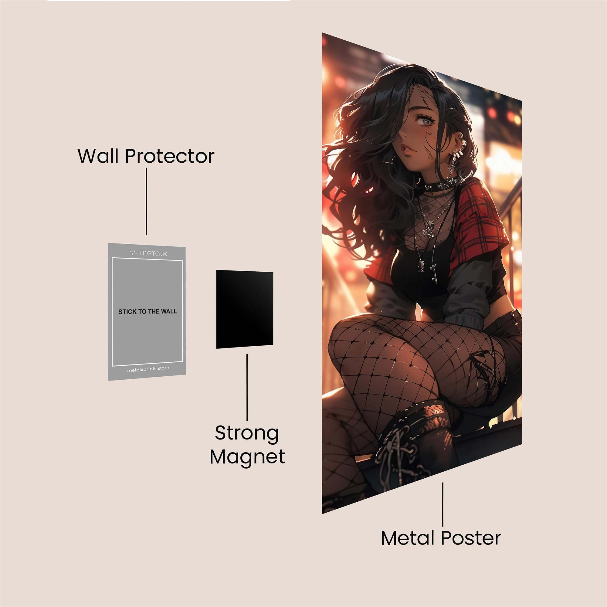 NeonRebel Safe Wall Magnetic / M