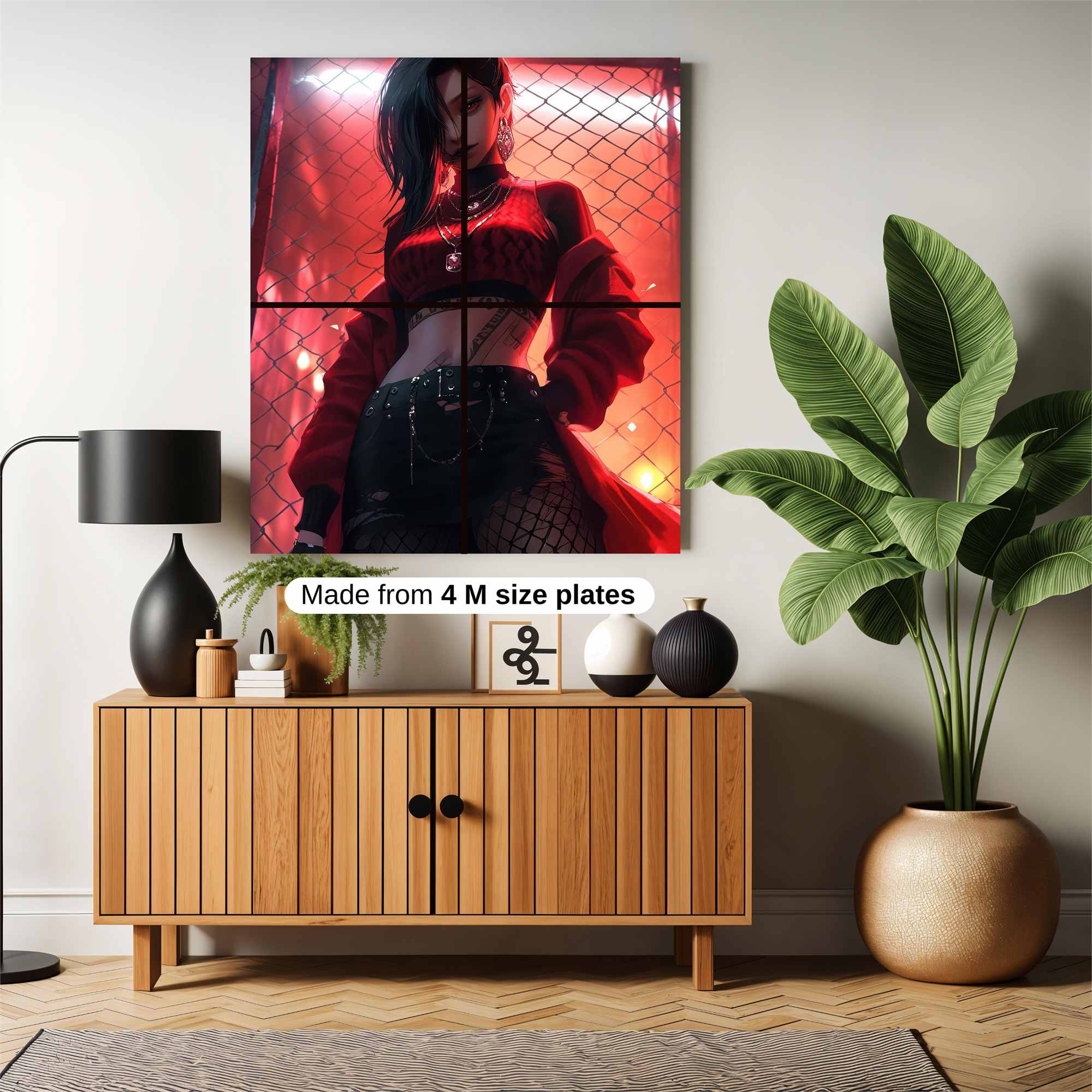 Cyberpunk Vibe Safe Wall Magnetic / M