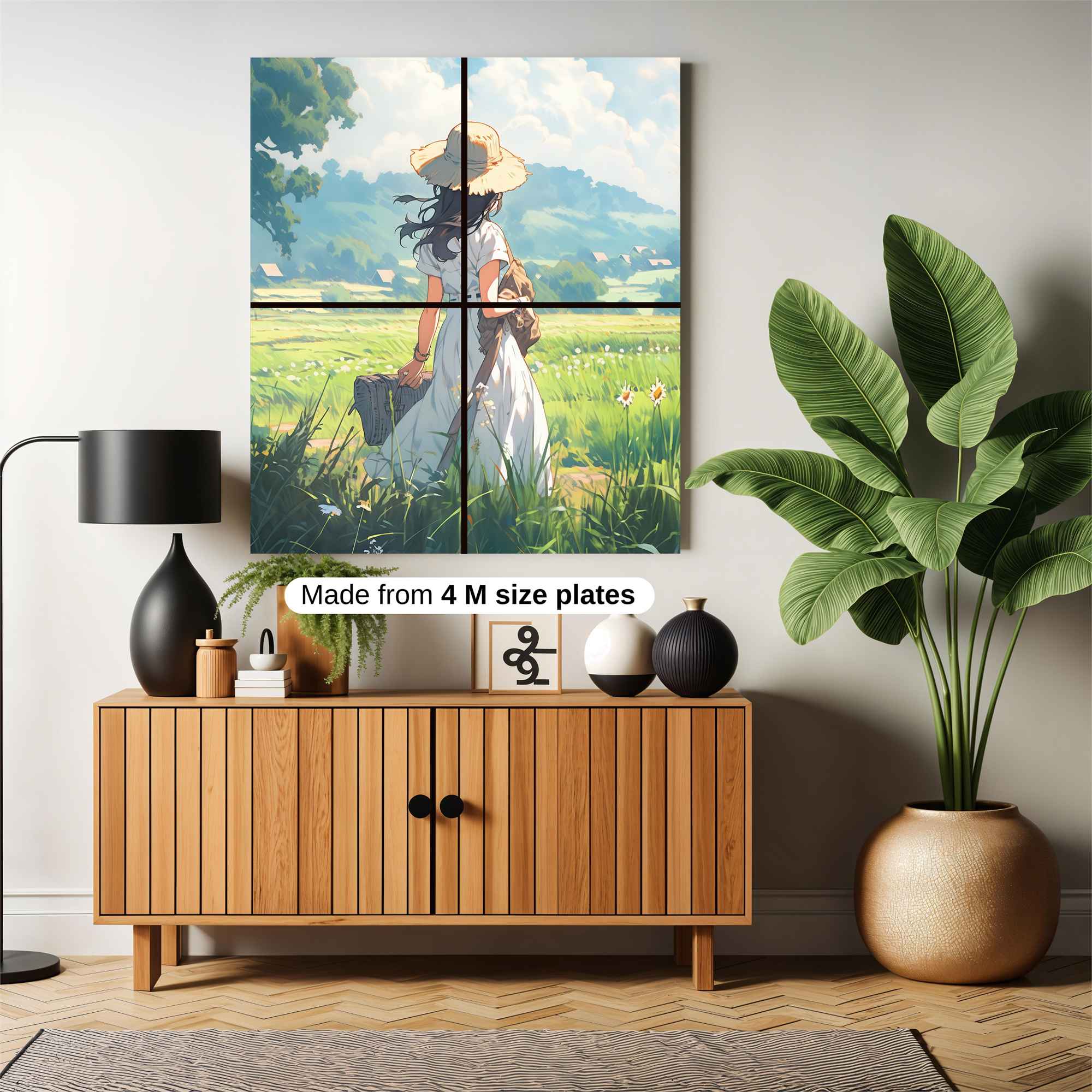 Countryside Serenity Safe Wall Magnetic / M