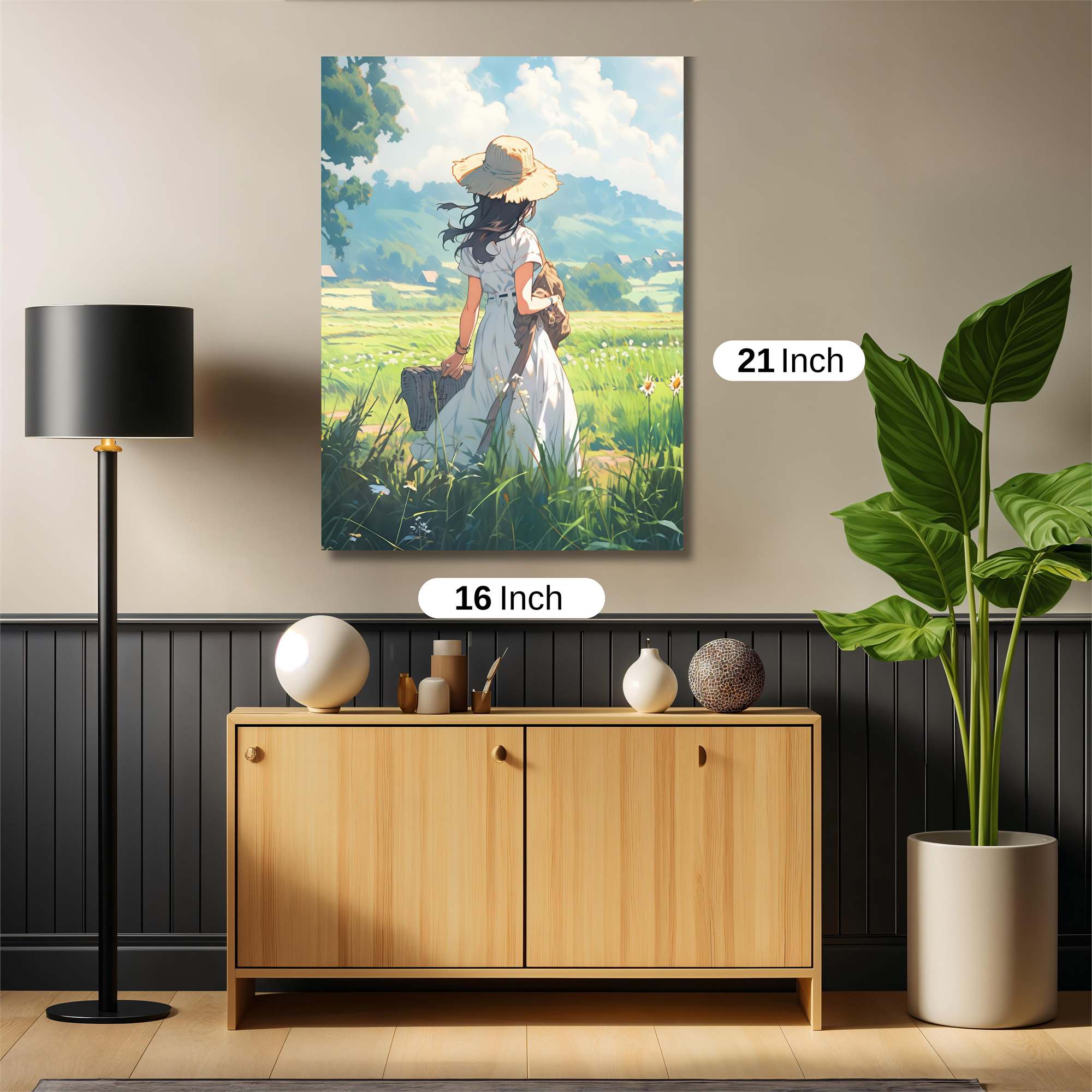 Countryside Serenity Safe Wall Magnetic / M