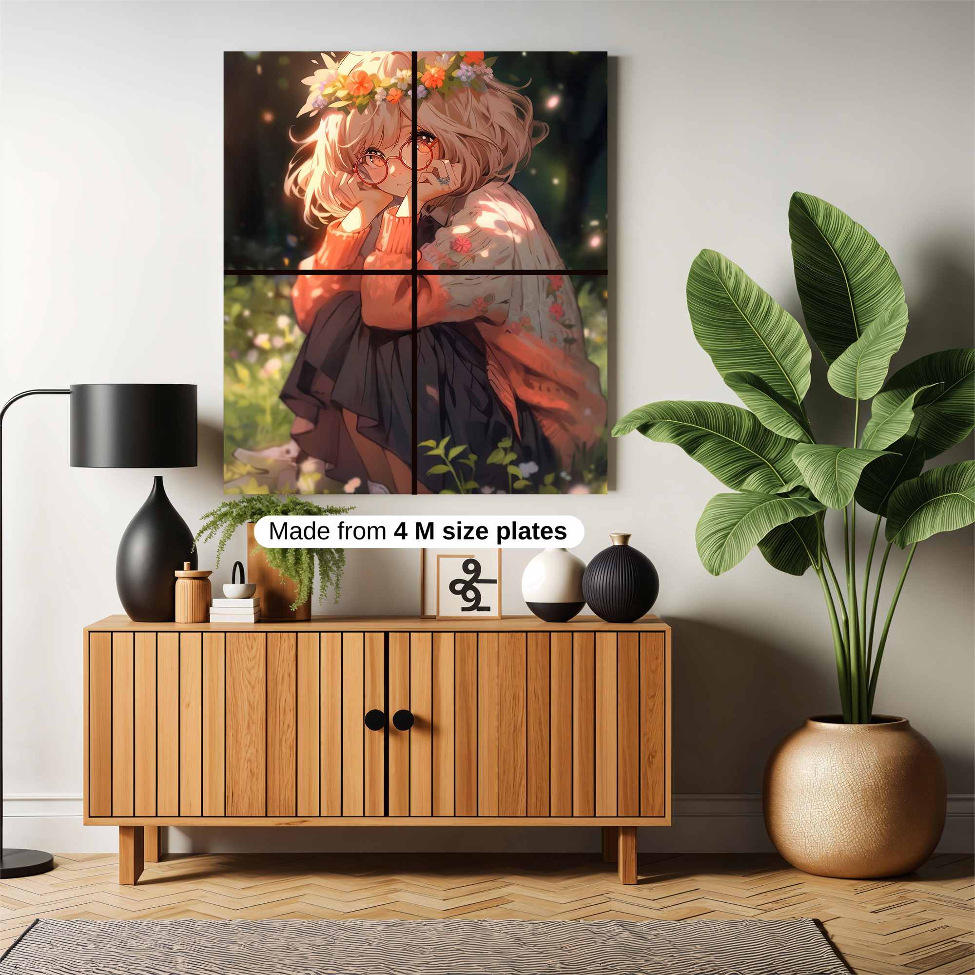 Flower Whimsy Safe Wall Magnetic / M