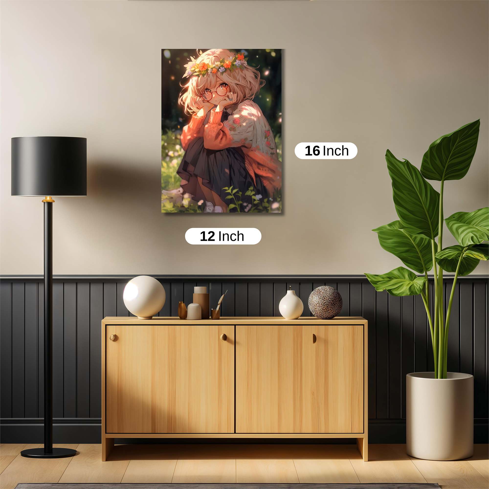 Flower Whimsy Safe Wall Magnetic / M
