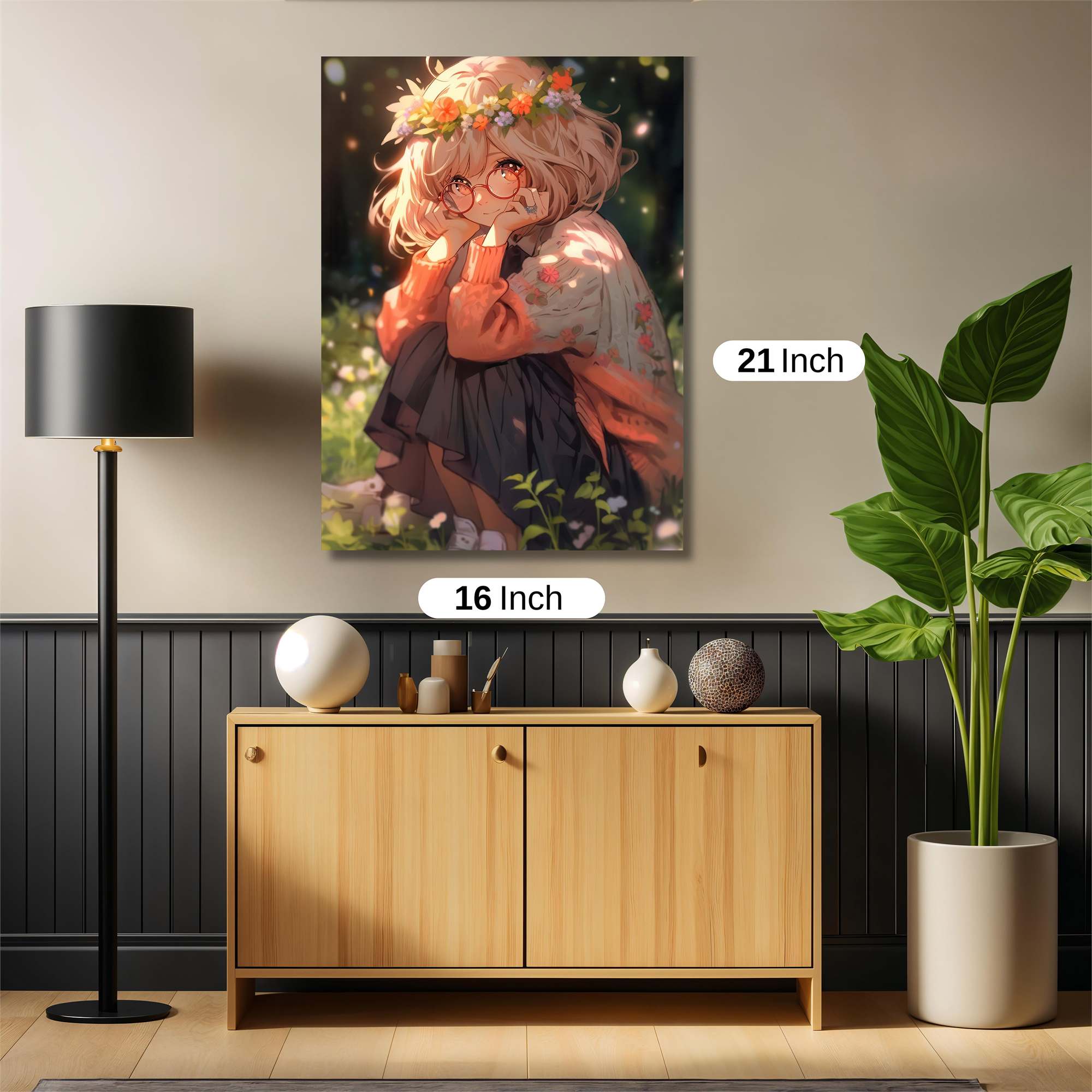 Flower Whimsy Safe Wall Magnetic / M