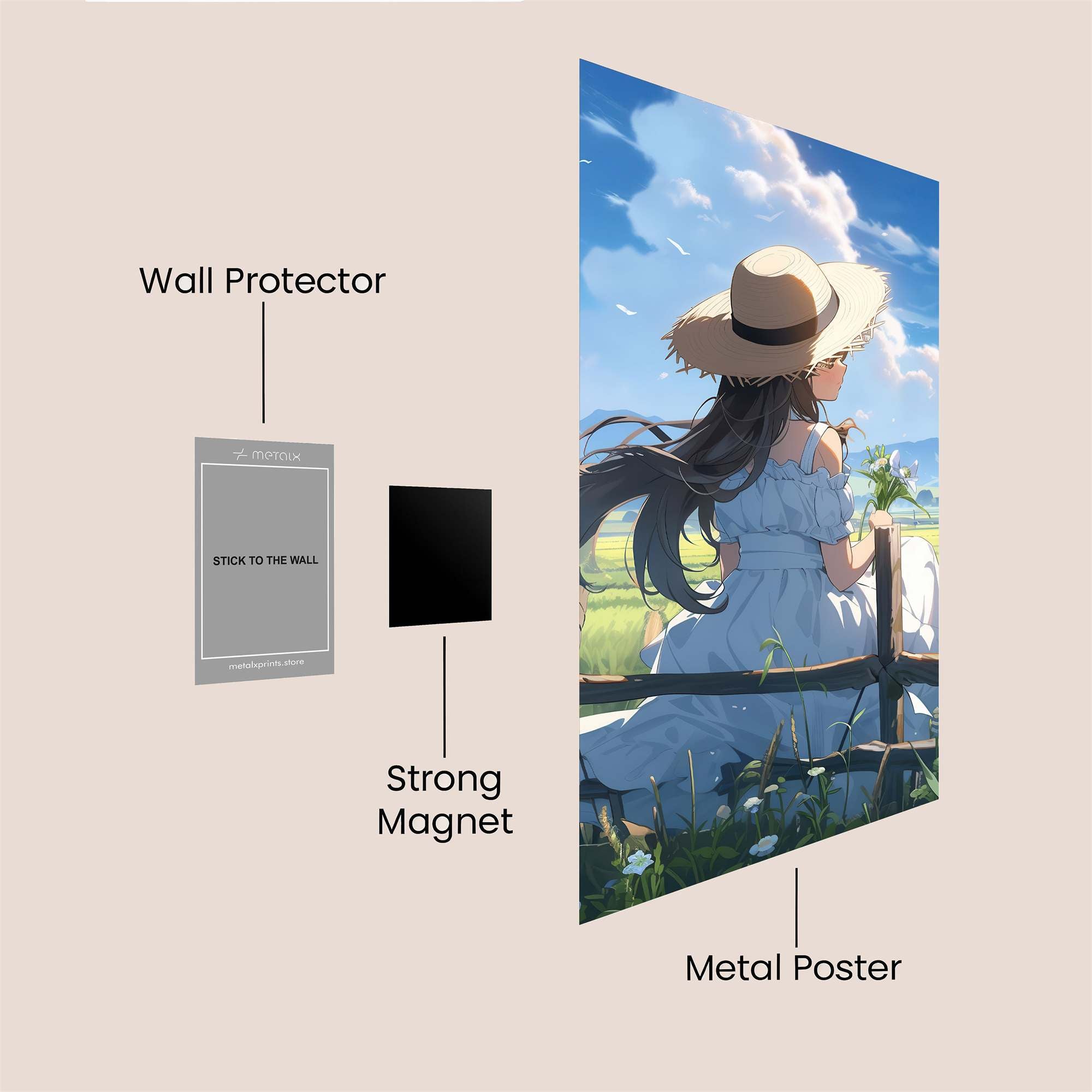 Serenity Bloom Safe Wall Magnetic / M