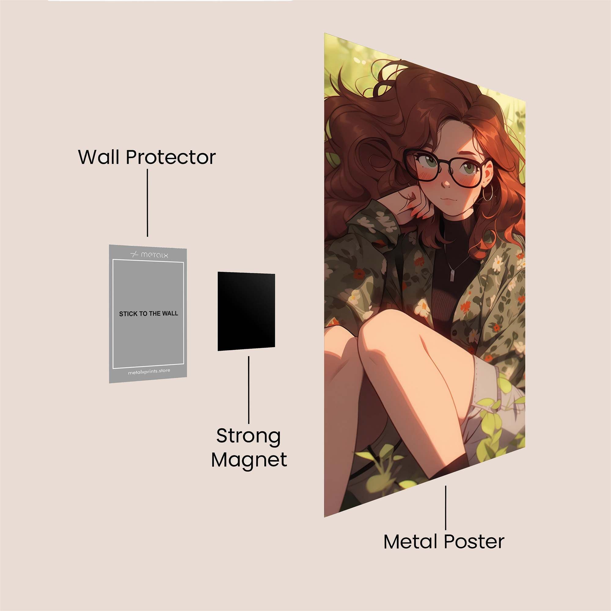 Autumn Whimsy Safe Wall Magnetic / M