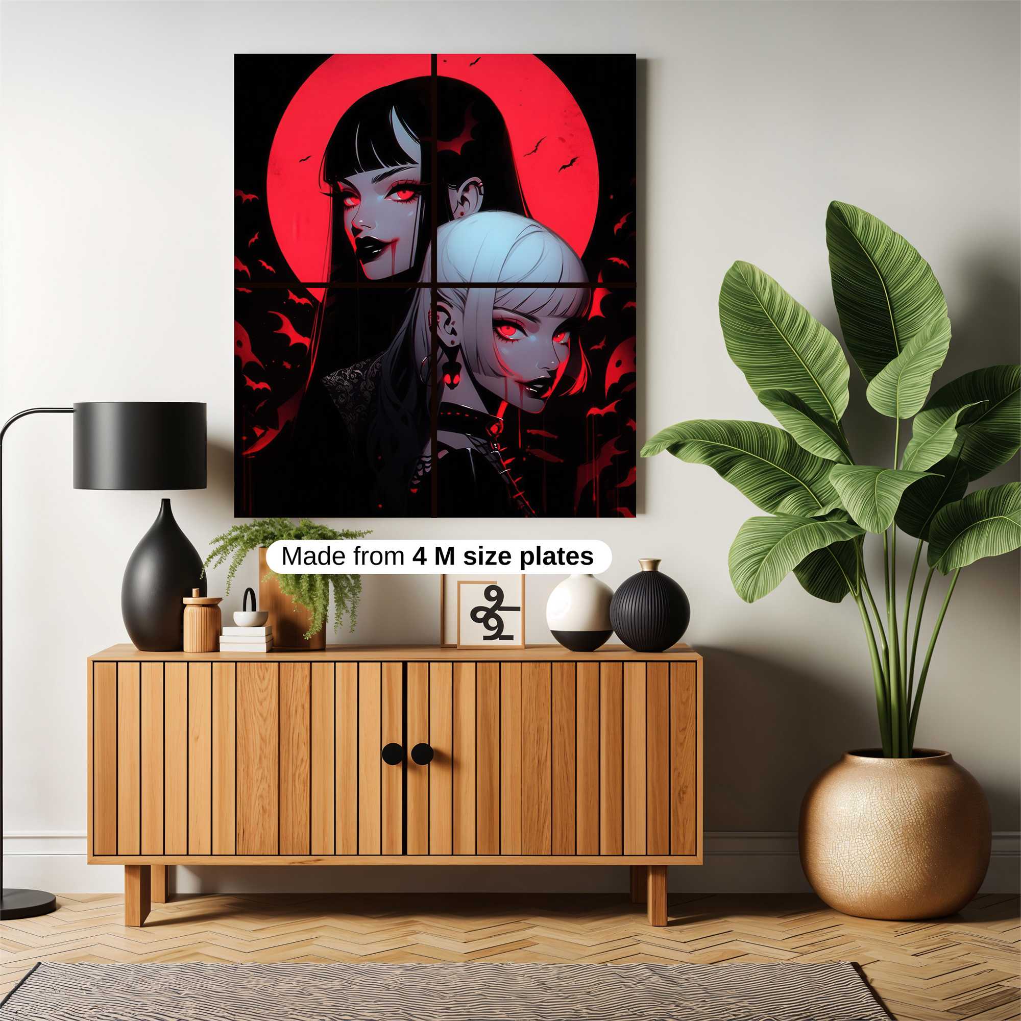 Vampire Elegance Safe Wall Magnetic / M