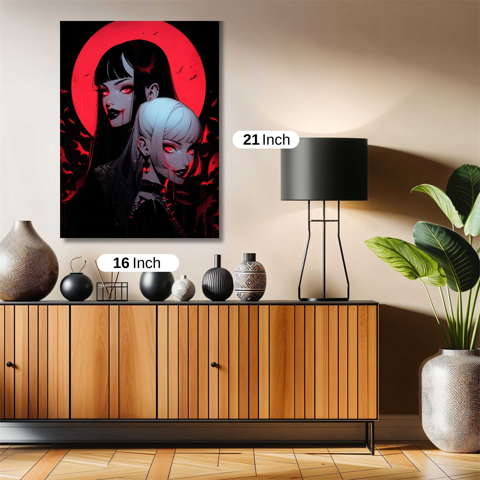 Vampire Elegance Safe Wall Magnetic / M