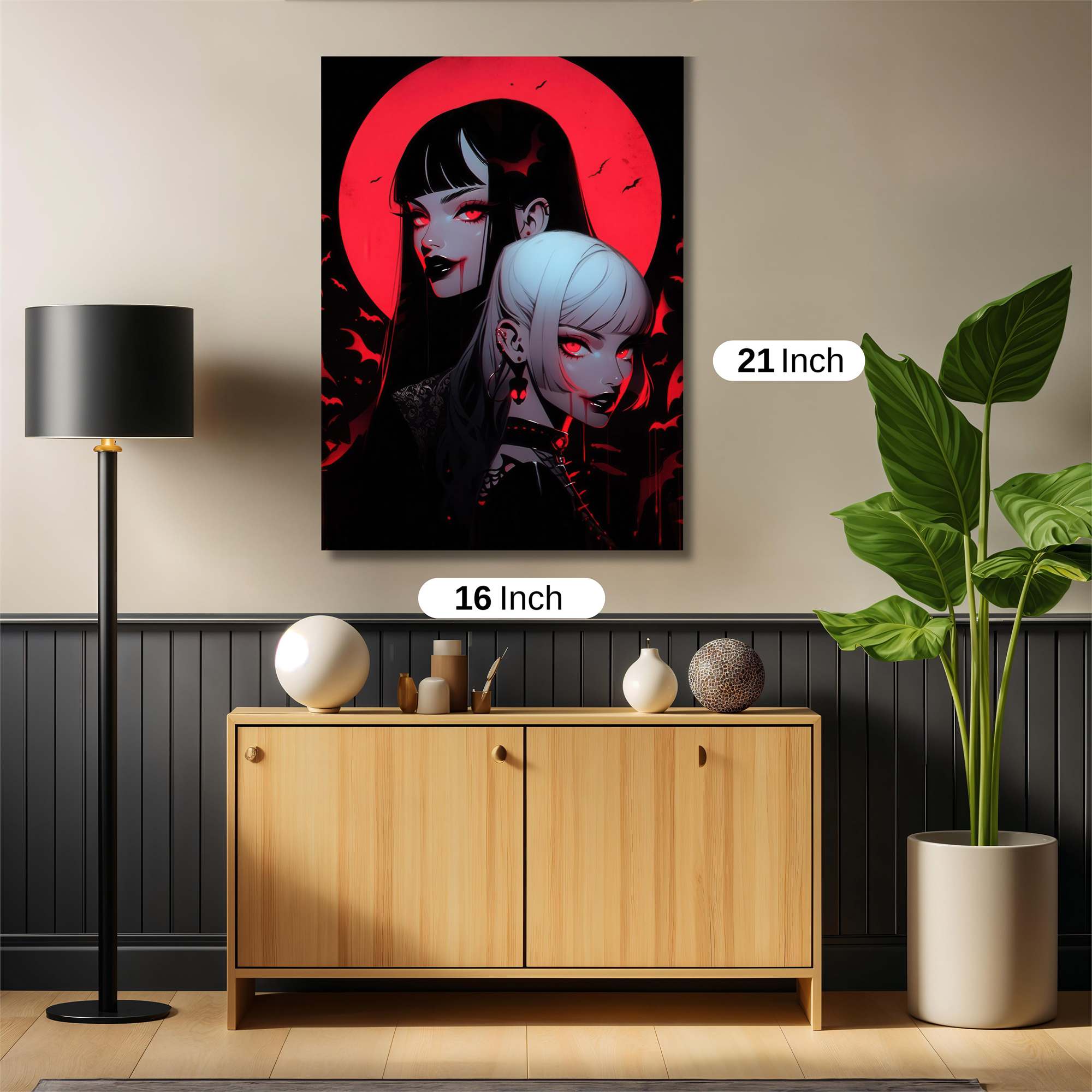 Vampire Elegance Safe Wall Magnetic / M