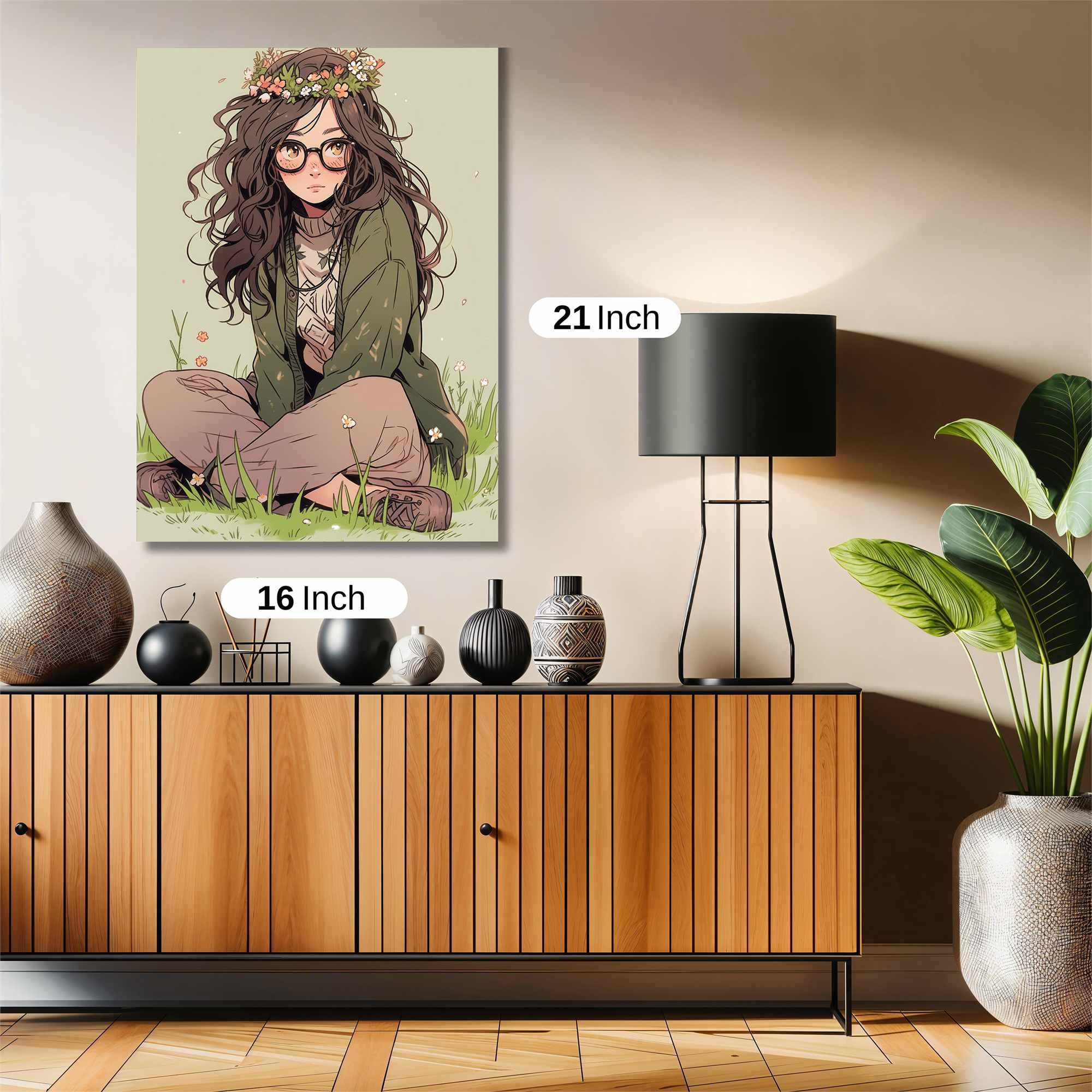 Flowerchild Serenity Safe Wall Magnetic / M