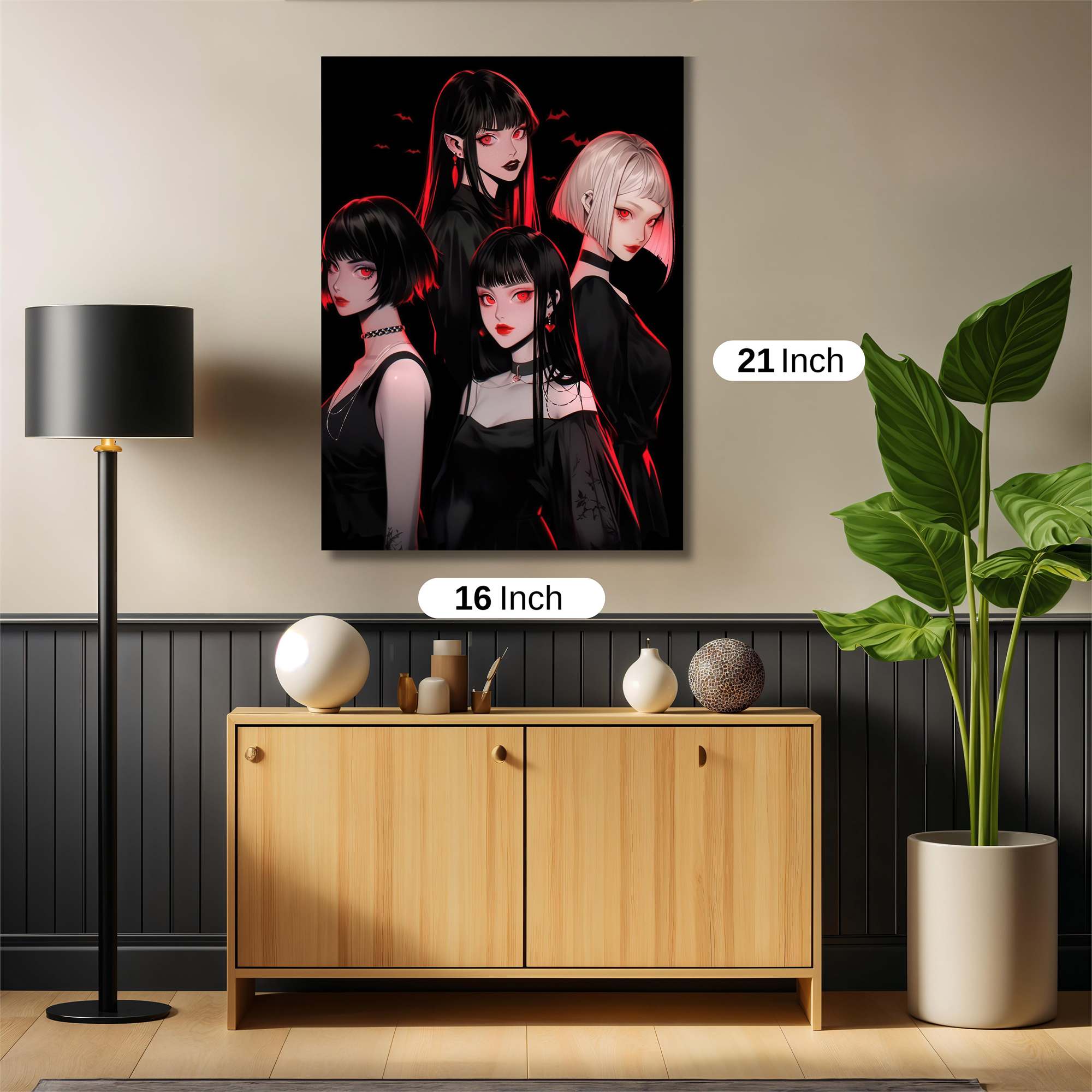 Gothic Elegance Safe Wall Magnetic / M