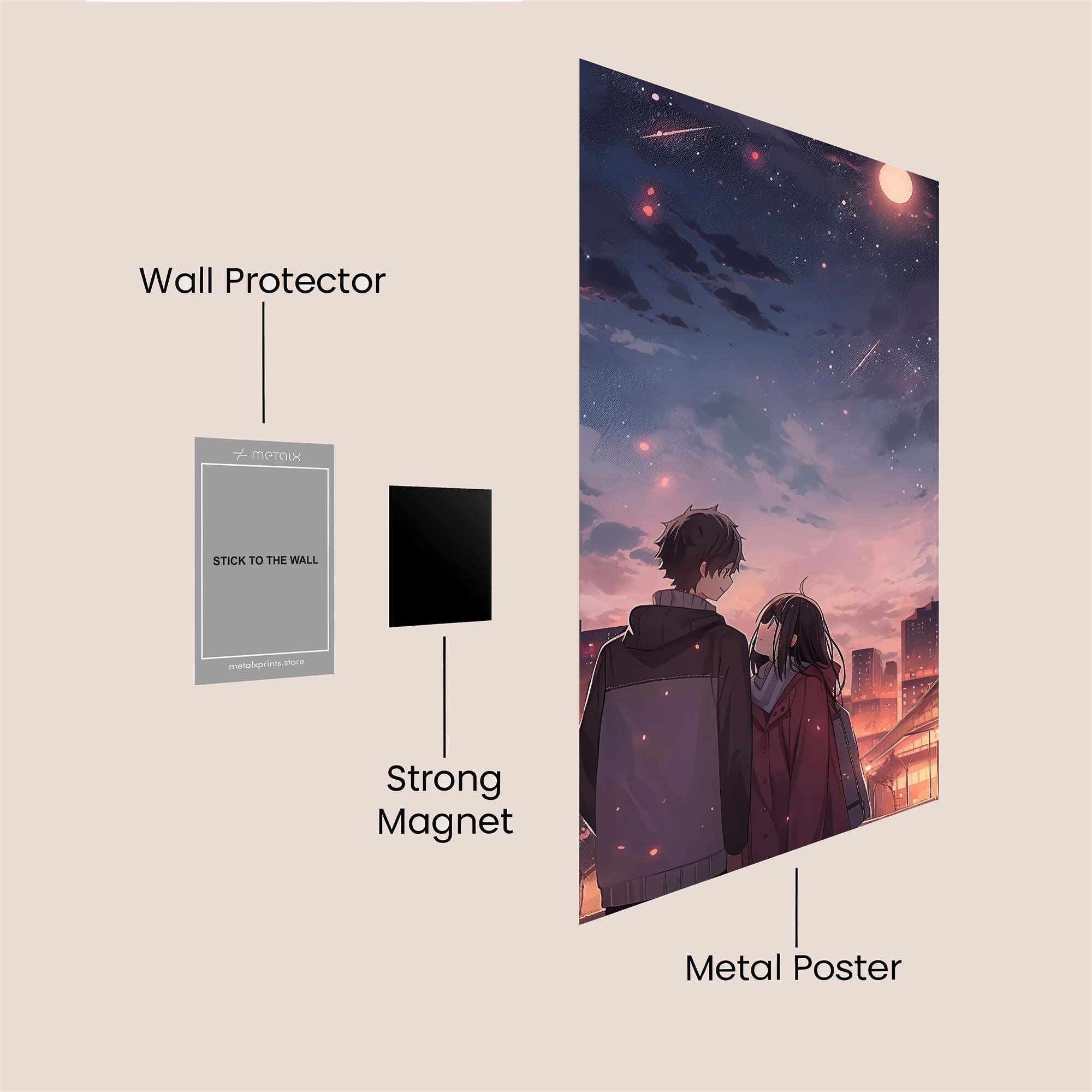 Starlit Serenity Safe Wall Magnetic / M