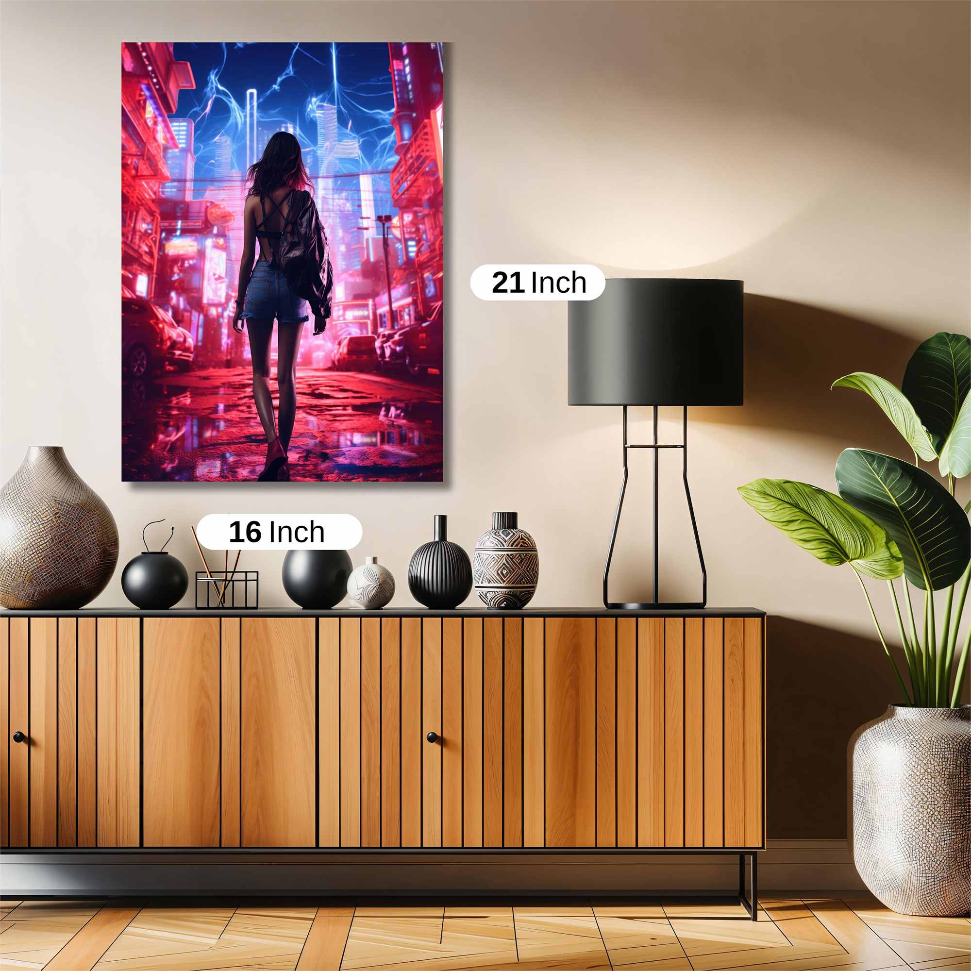 Cyberpunk Wanderer Safe Wall Magnetic / M