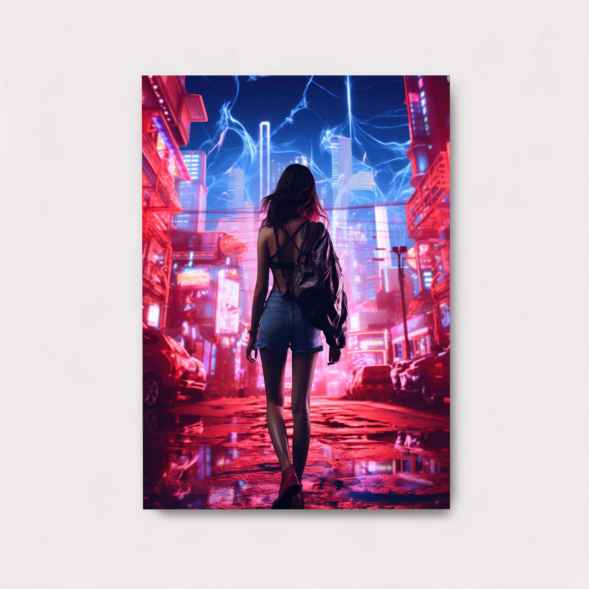 Cyberpunk Wanderer Safe Wall Magnetic / M