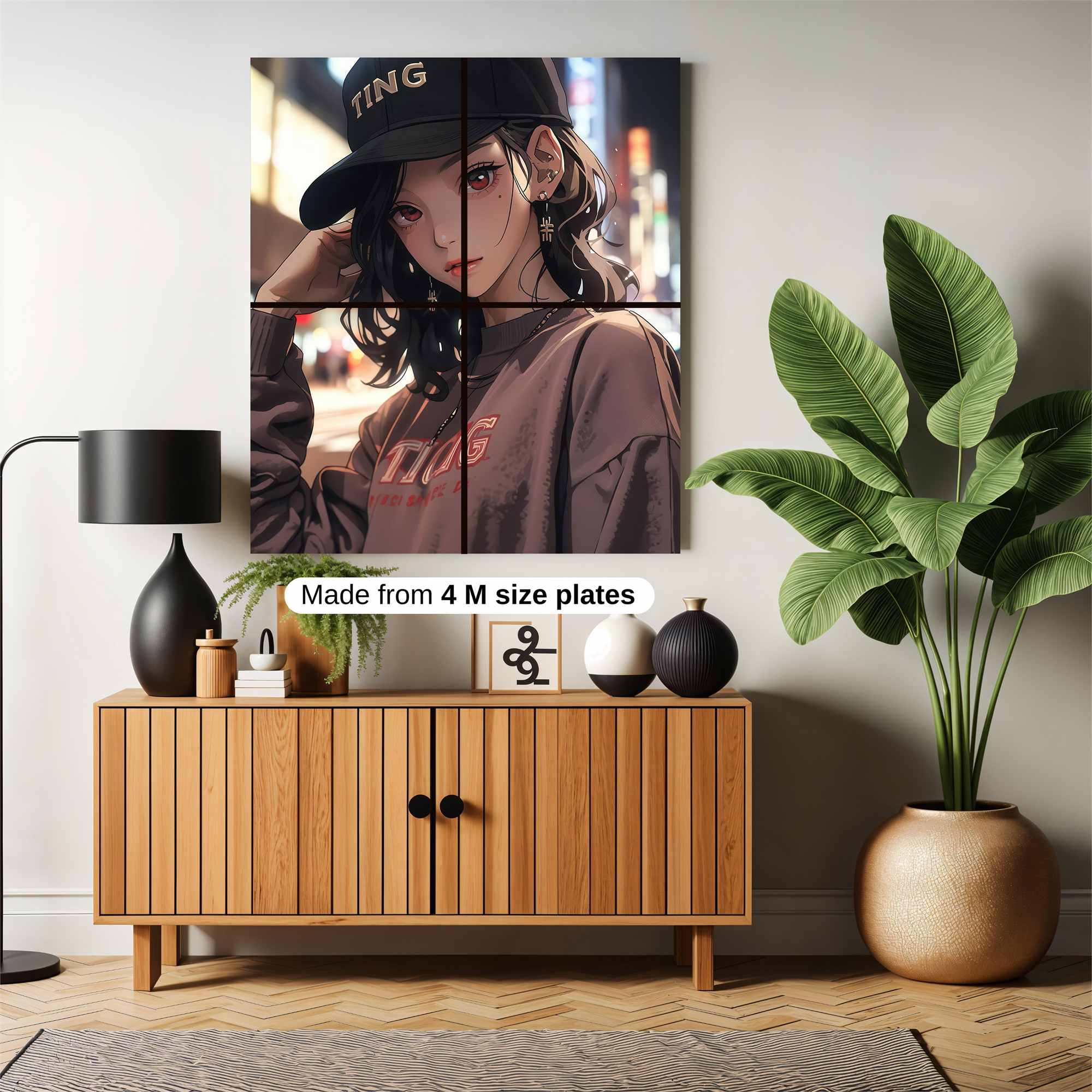 Neon Serenity Safe Wall Magnetic / M