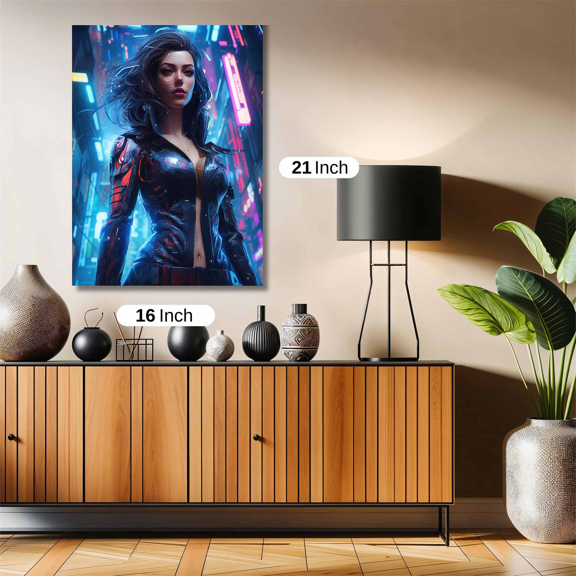 Cyber Siren Safe Wall Magnetic / M